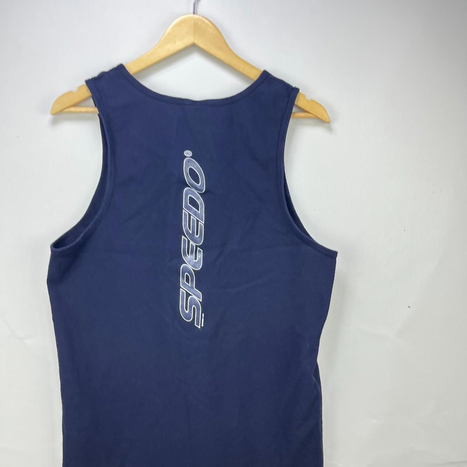 Speedo Vintage Y2K Speedo Tank Top Medium Made in USA Size US M / EU 48-50 / 2 - 2 Thumbnail