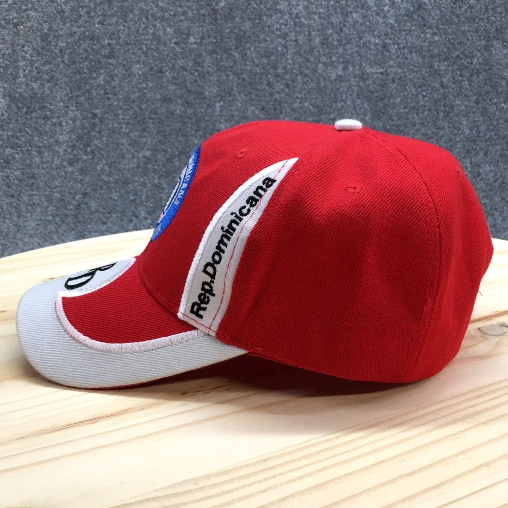 Vintage Republica Dominicana Baseball Cap Hat Mens Red Adjustable Embroidered Size ONE SIZE - 5 Thumbnail