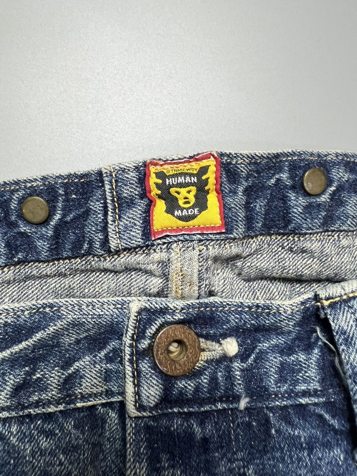 Human Made Human Made Ripped Denim Shorts Selvedge Size US 36 / EU 52 - 9 Thumbnail