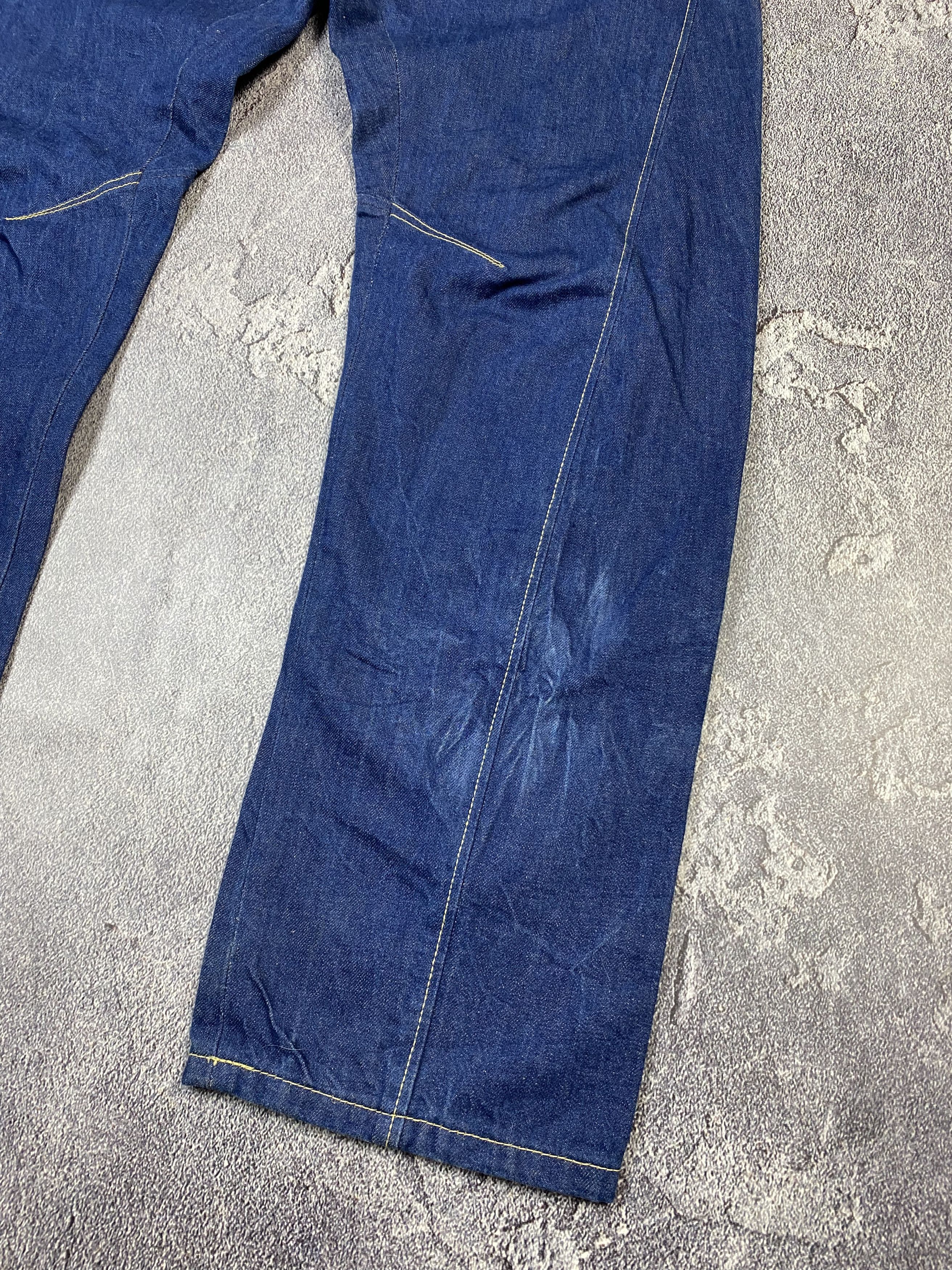 If Six Was Nine Y2K Engineered Raw Blue Japan Style Jeans Size US 34 / EU 50 - 4 Thumbnail