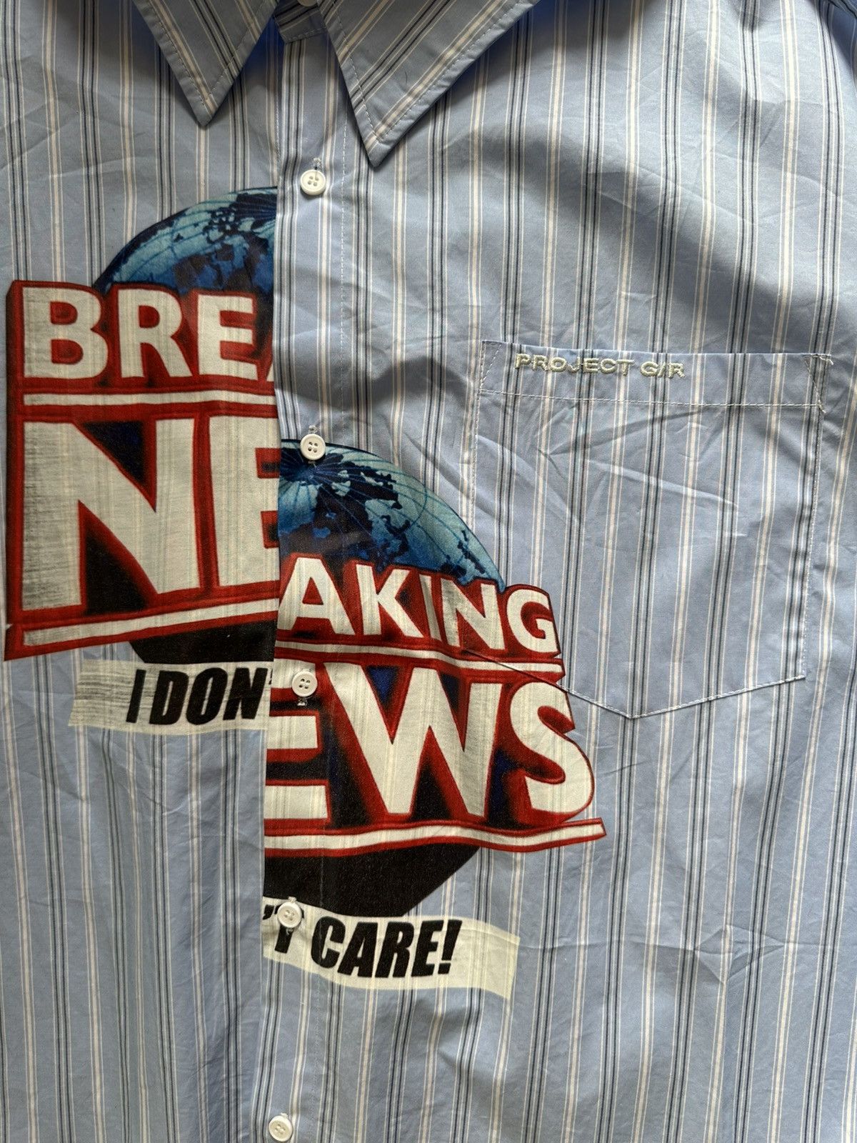 PROJECT G/R Protocol_Index Project GR ‘Breaking News’ Shirt Size US L / EU 52-54 / 3 - 4 Thumbnail
