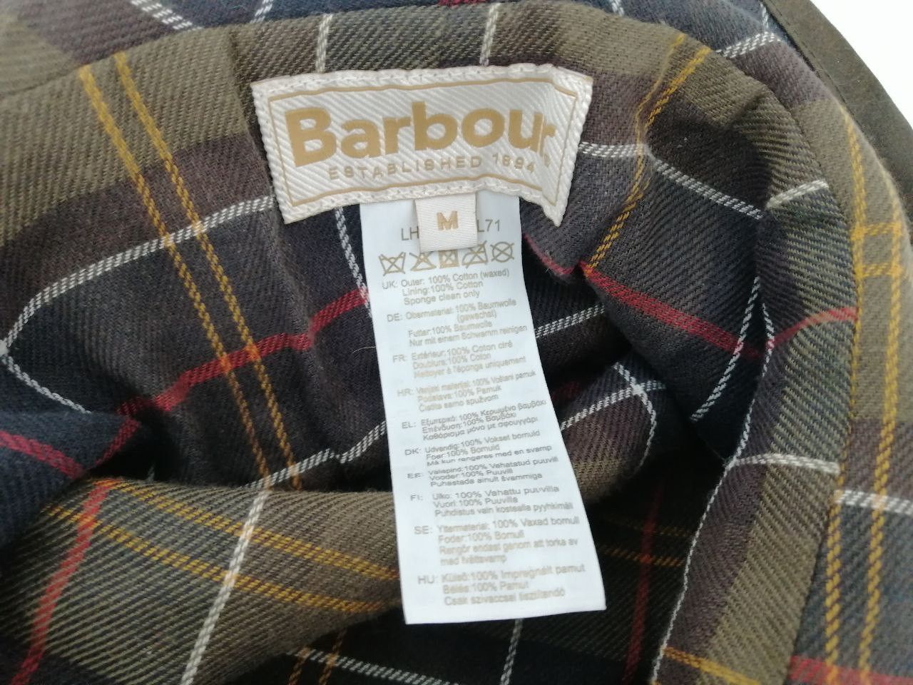 Barbour Barbour Waxed Canvas Bucket Hat Size ONE SIZE - 8 Thumbnail