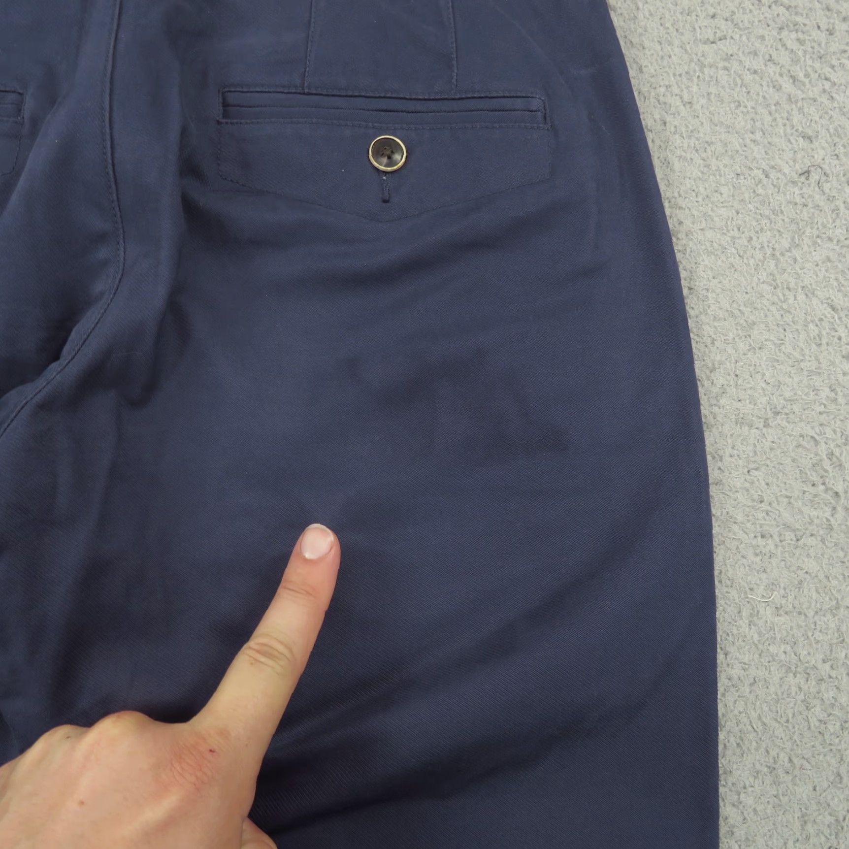 Vintage Perk Mens Pants 29x32 Blue Slim Fit Chinos Casual Pockets Cotton Spandex Stretch Size US 29 - 4 Thumbnail