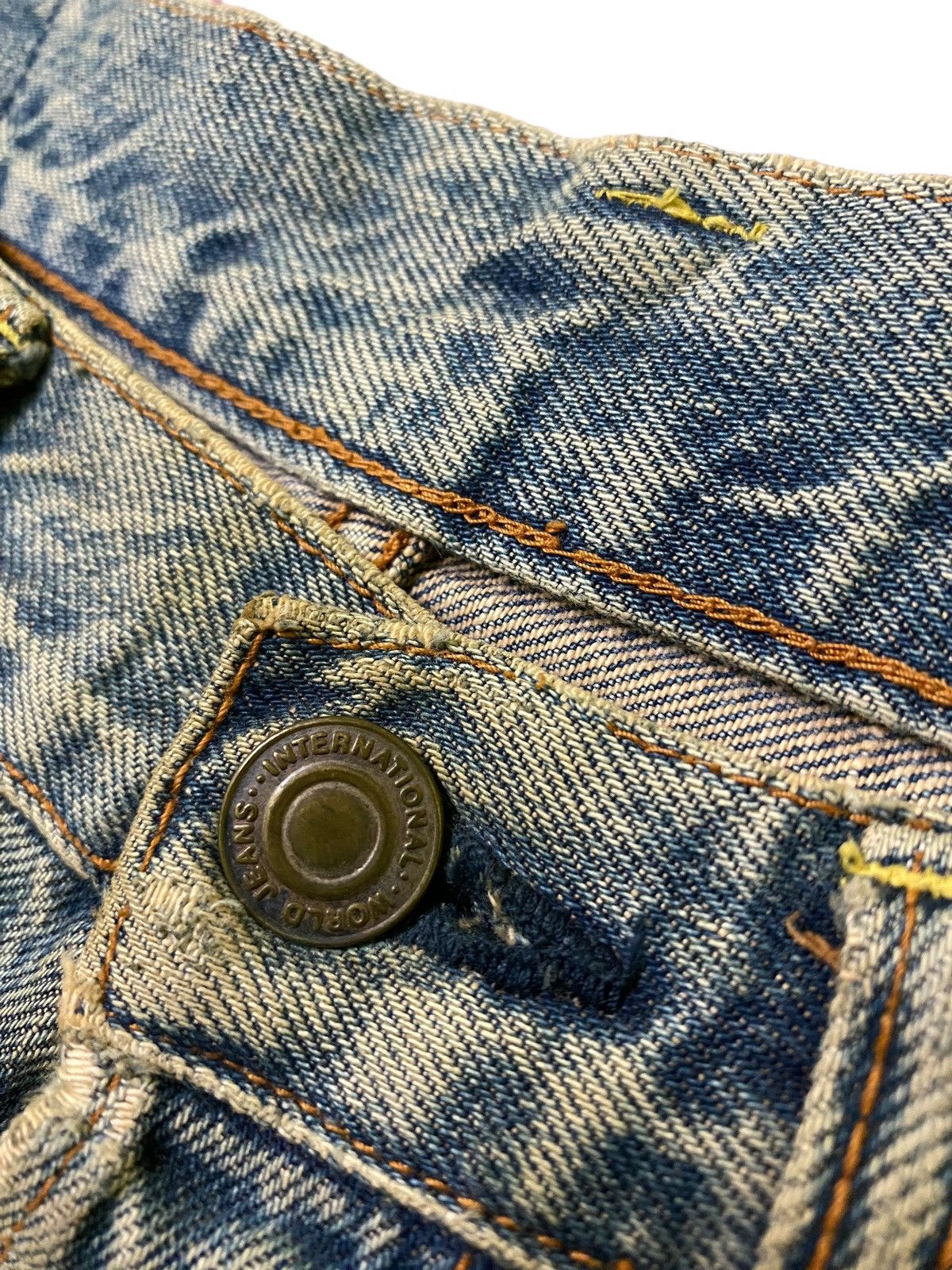 Hysteric Glamour × Vintage Studio D'ARTISAN Balenciaga Style Distressed Selvedge Jeans Size US 29 - 10 Thumbnail