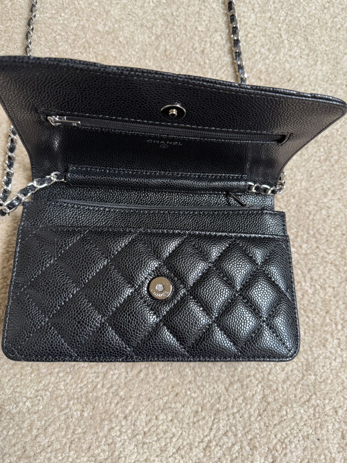Other Quilted Leather Shoulder Bag wallet on chain Size ONE SIZE - 6 Thumbnail