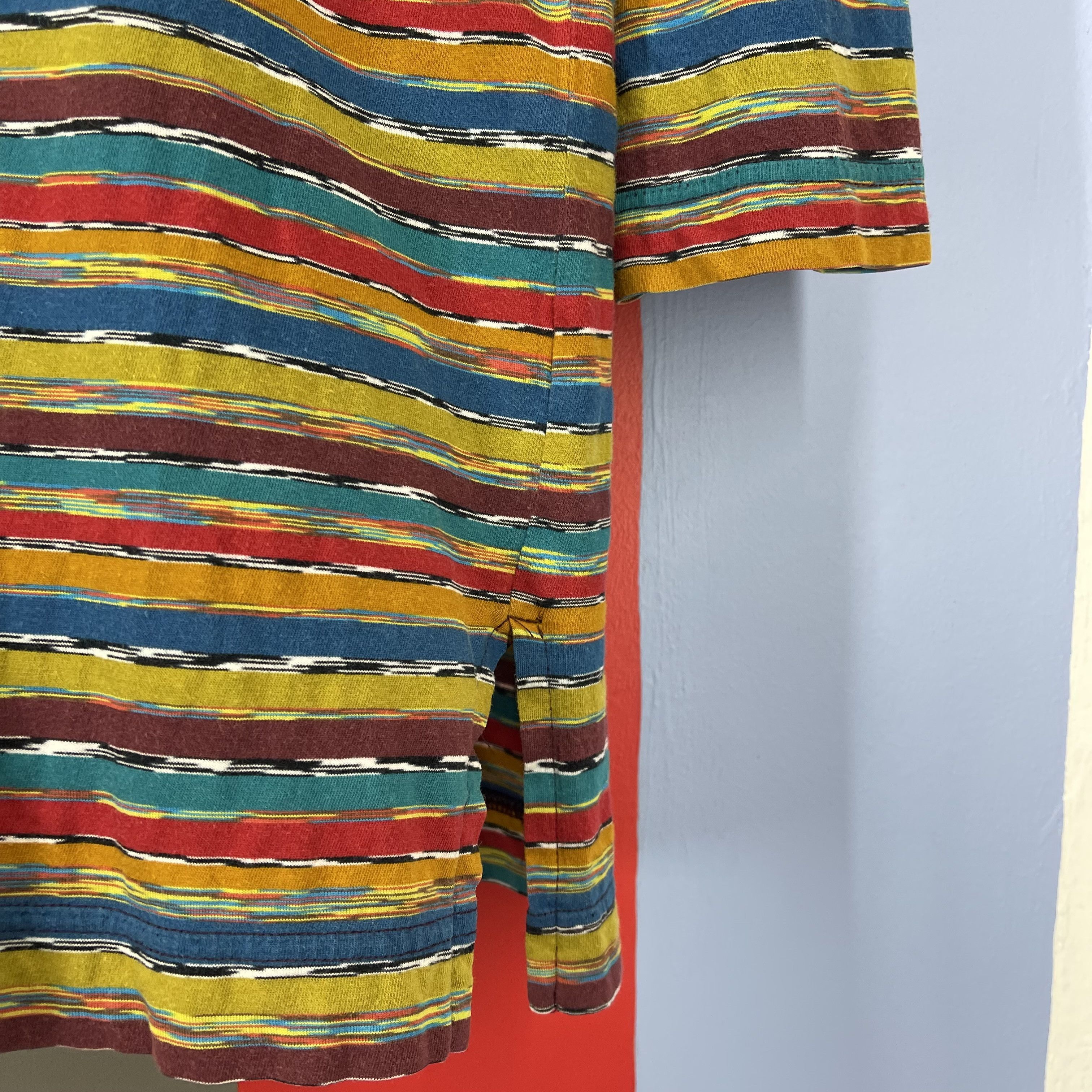 Missoni Vintage MISSONI INTIMO 1/3 Sleeve Polo T Shirt #1763/07 Size US M / EU 48-50 / 2 - 4 Thumbnail