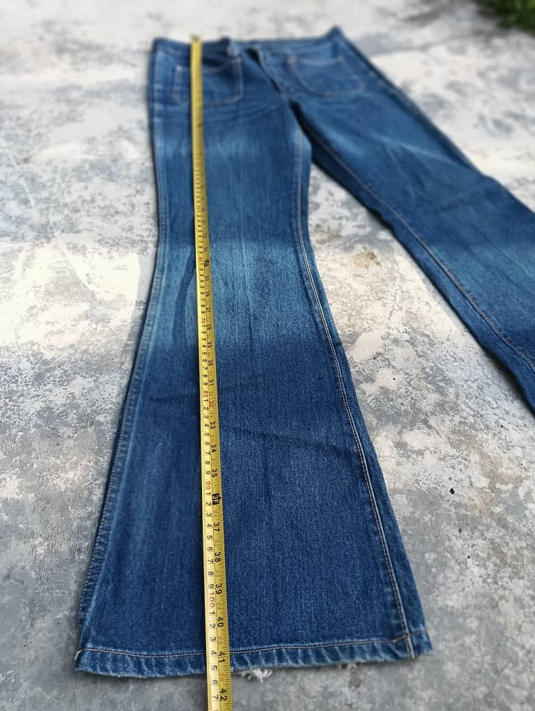 Big John × Japanese Brand Vintage big John boot cut flare denim Size US 29 - 8 Thumbnail
