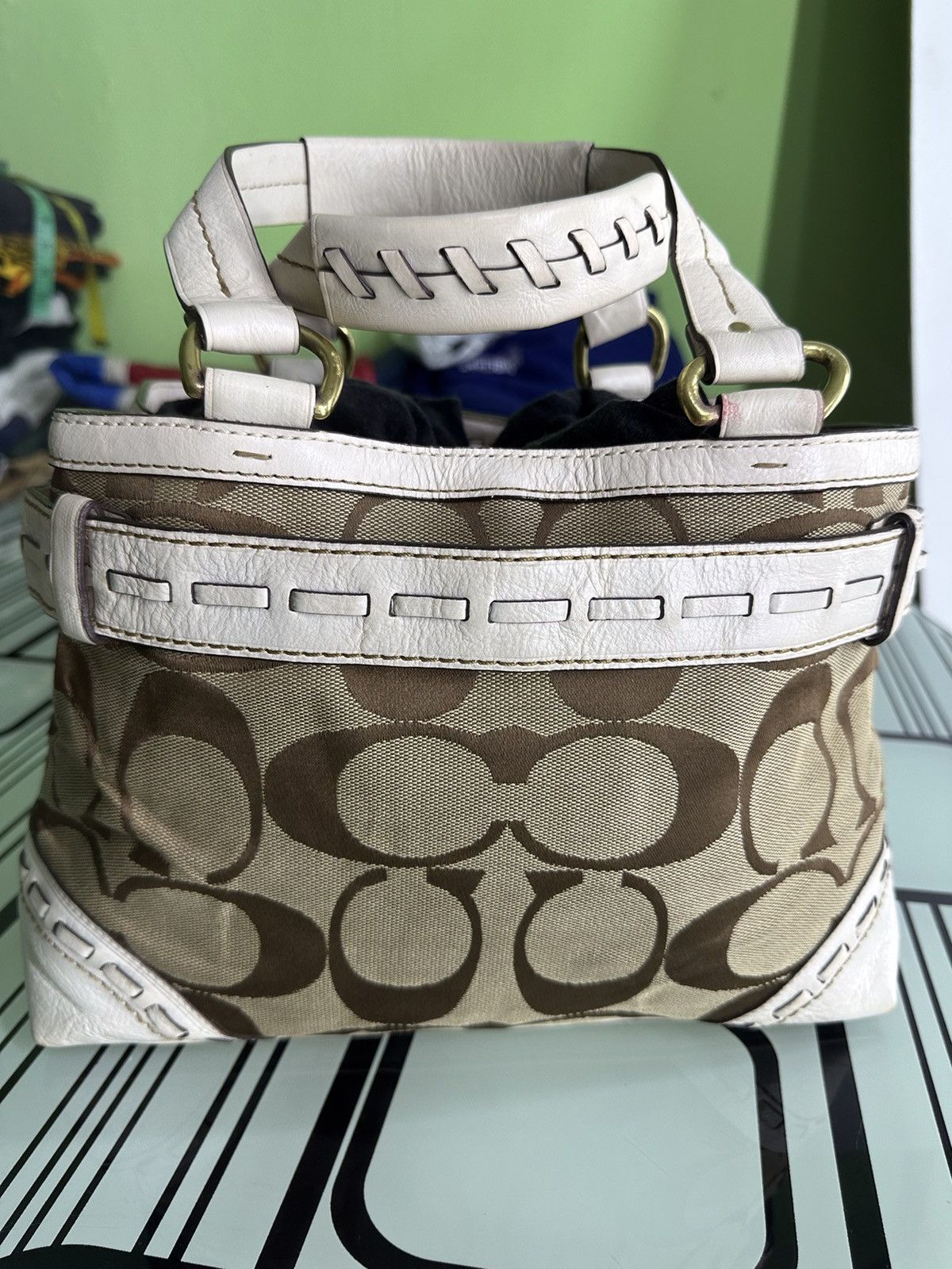 Coach Vintage Handbag Coach Leather Bag Size ONE SIZE - 1 Thumbnail