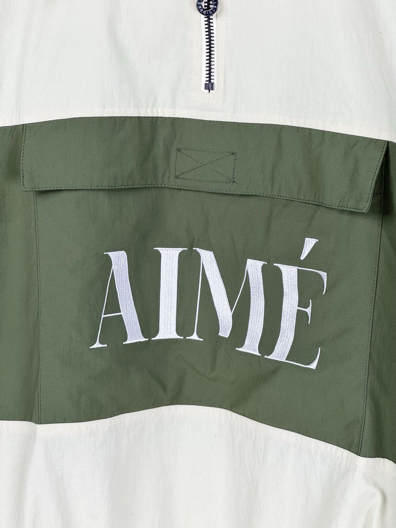 SS19 Aimé Leon Dore Logo Quarter Zip Popover Jacket