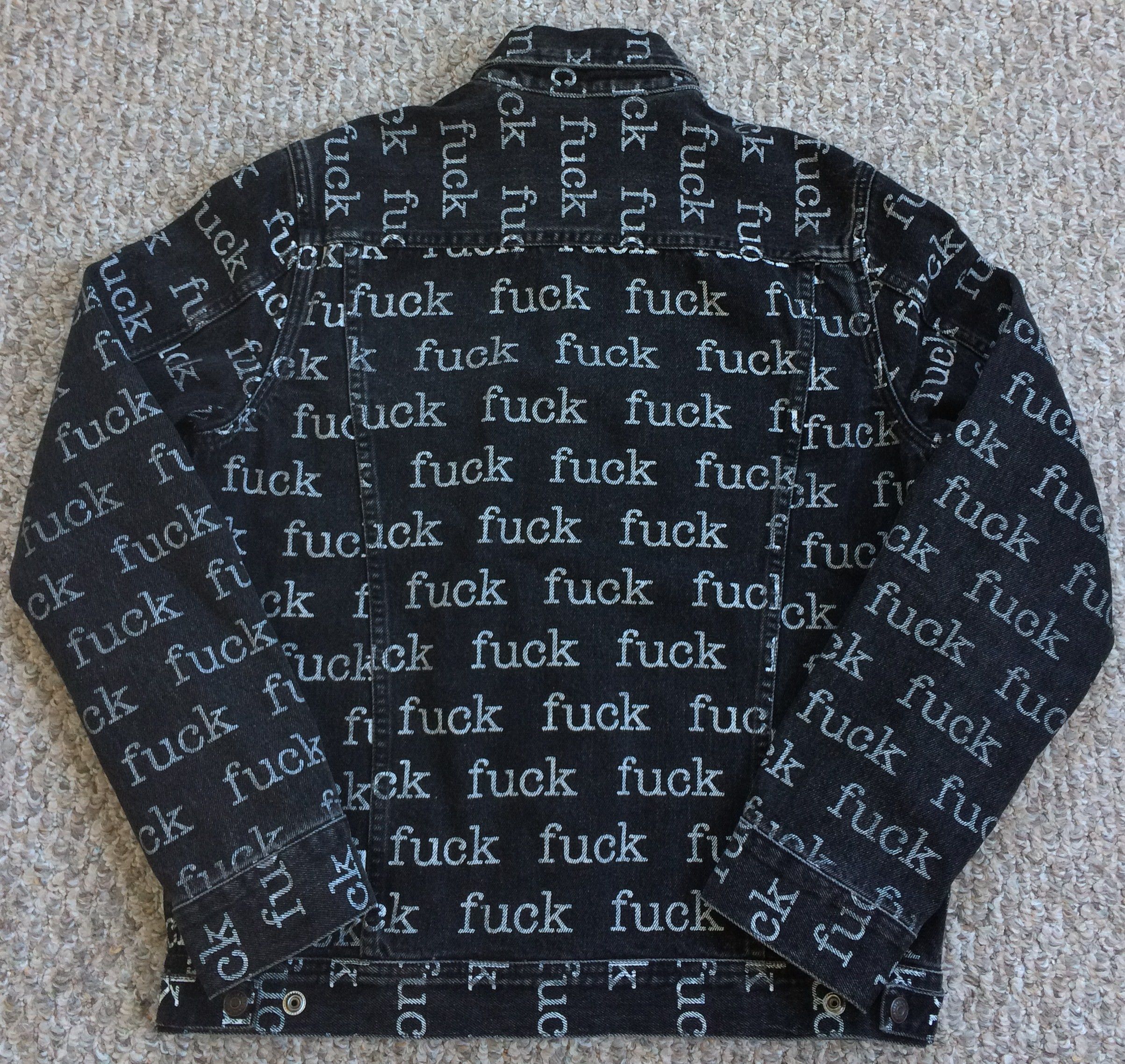 S/S 2013 Supreme Fuck Denim Jacket