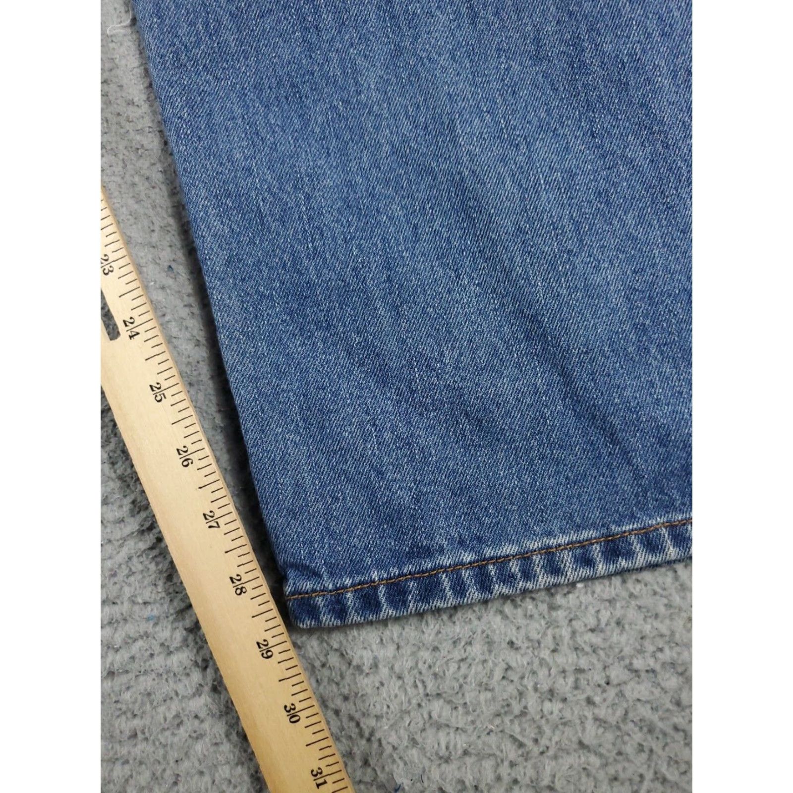 Levi's Levis Mens 505 Straight Leg Blue Denim Jeans Pants 42x30 Extra Large XL Size US 42 / EU 58 - 5 Thumbnail