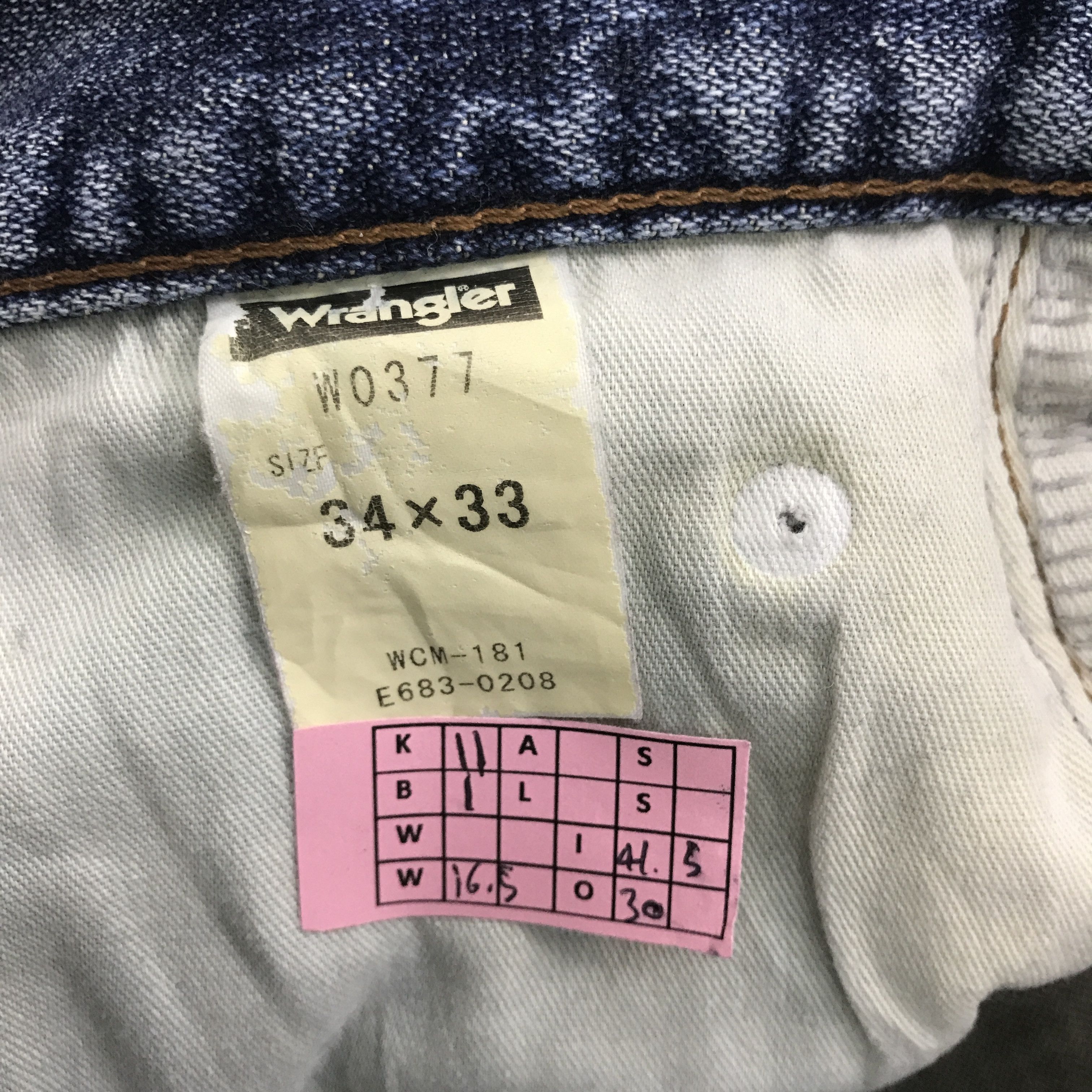 Japanese Brand Flare wrangler Bootcut distressed denim jeans pants Size US 31 - 13 Thumbnail