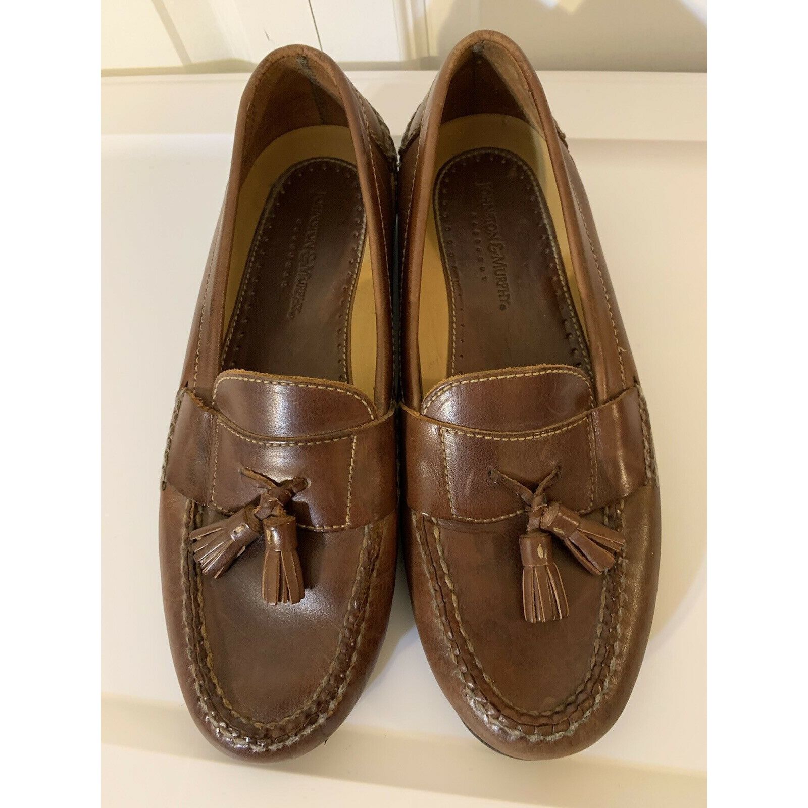 Johnston & Murphy Johnston & Murphy Passport Tasselled Slip On Loafers Shoes M Size US 9 / EU 42 - 1 Thumbnail