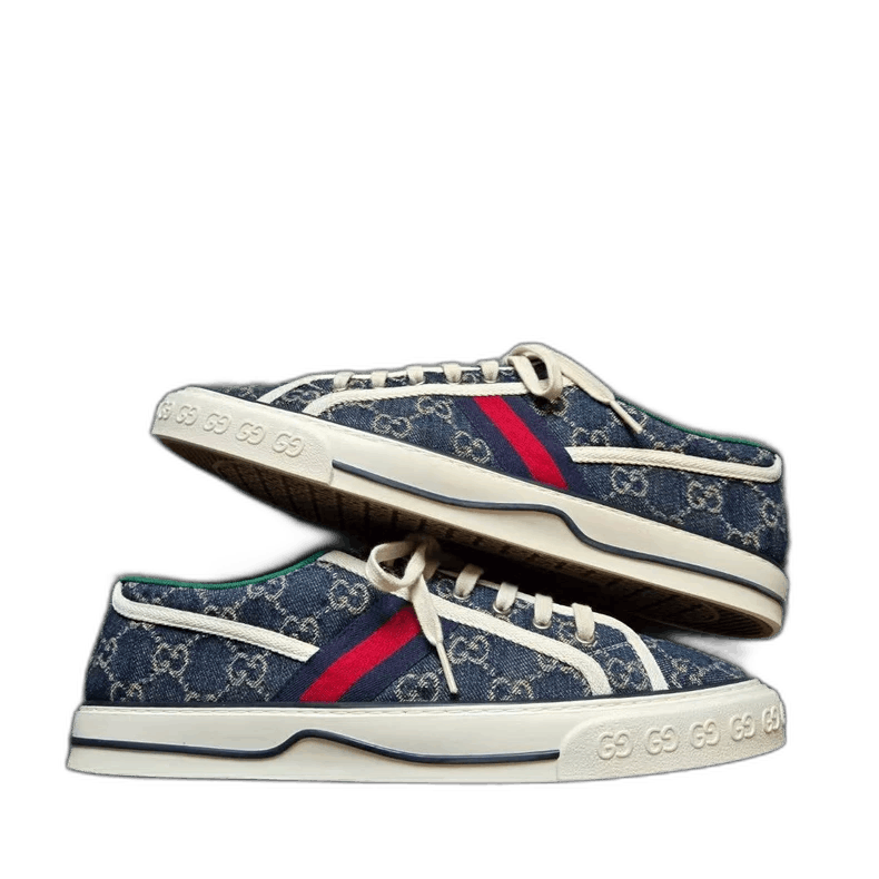 Gucci GUCCI Tennis 1977 Blue and White Sneakers-2505 Size US 10 / EU 43 - 1 Thumbnail