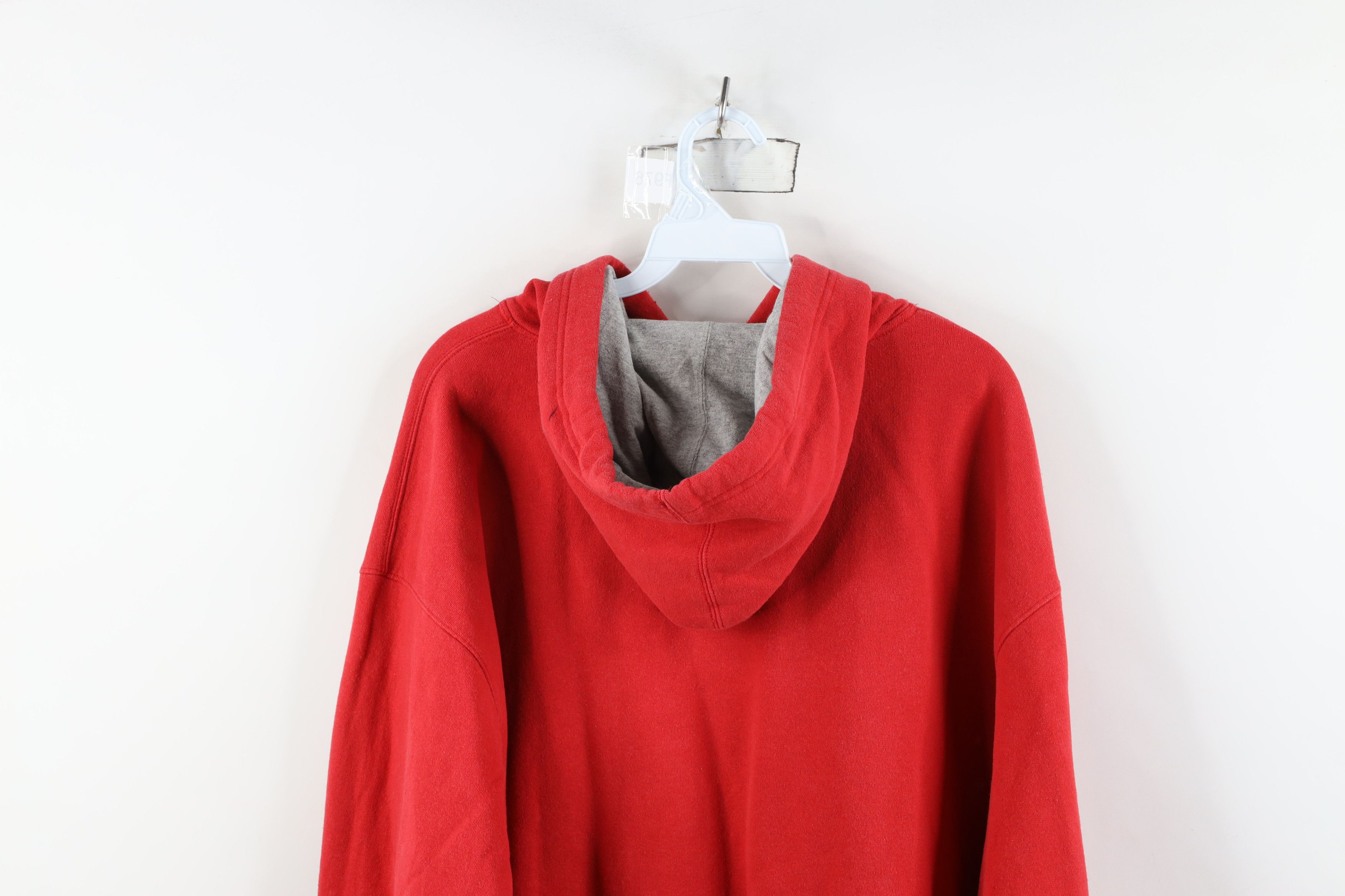 Champion Vintage Champion Baggy Oversized Hoodie Sweatshirt Red Size US XL / EU 56 / 4 - 13 Thumbnail