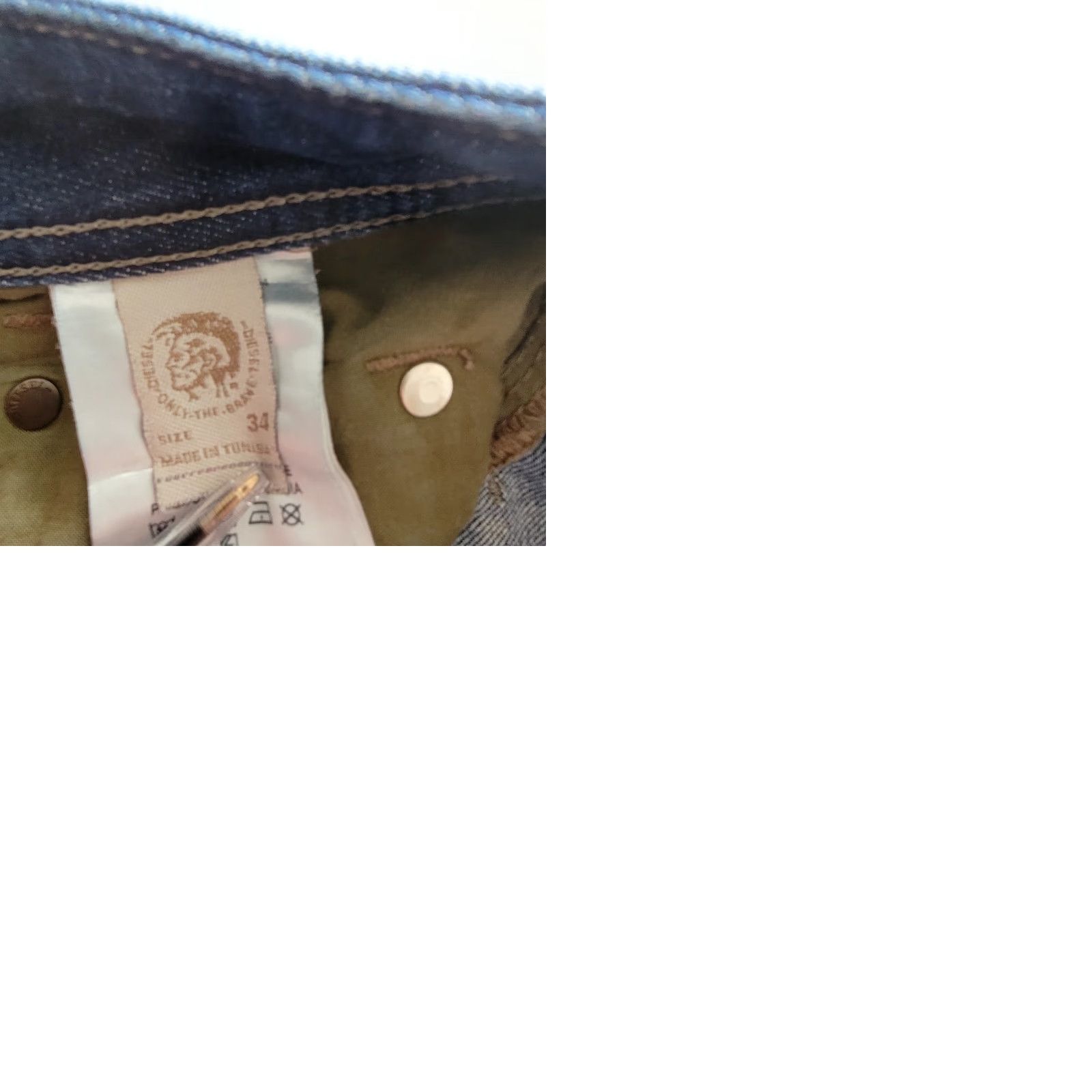 Diesel Diesel Waykee Jeans W34 L32 – Wash 0837A, Regular Straight, Blue, Men – Diesel Waykee Jeans W34 L32 Size US 34 / EU 50 - 11 Thumbnail