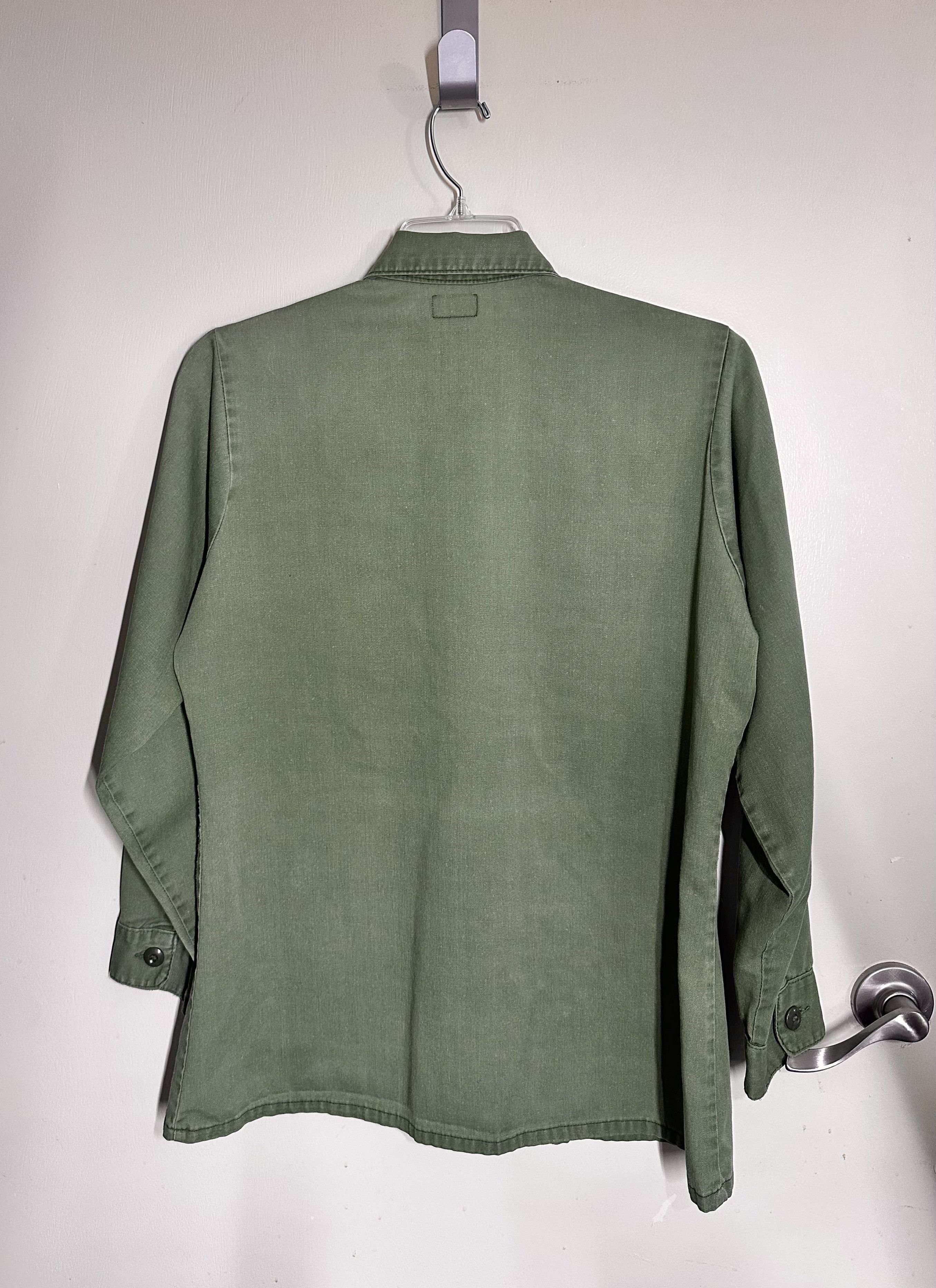 Other Vietnam Era US Army OG-107 Type III Fatigue Utility Shirt Size US L / EU 52-54 / 3 - 3 Thumbnail