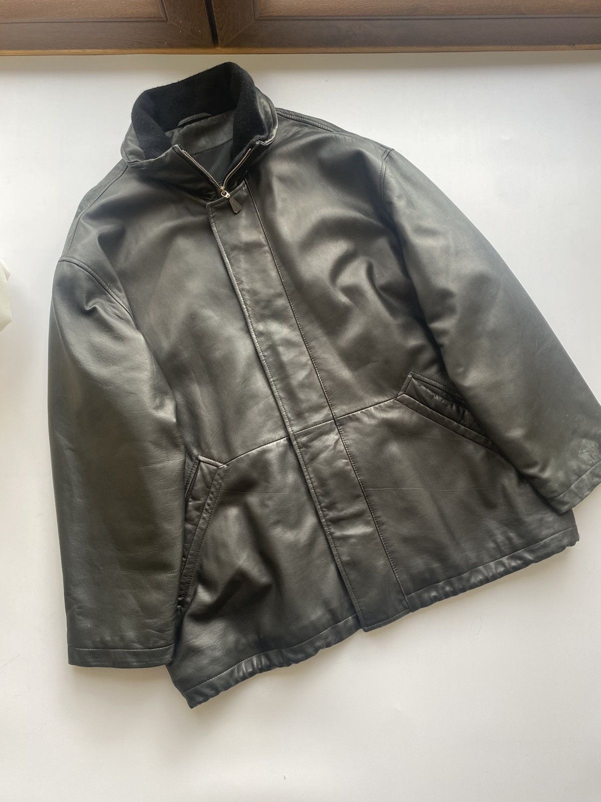 Yves Saint Laurent GRAIL RARE yves Saint laurent leather jacket M/L Size US L / EU 52-54 / 3 - 2 Thumbnail