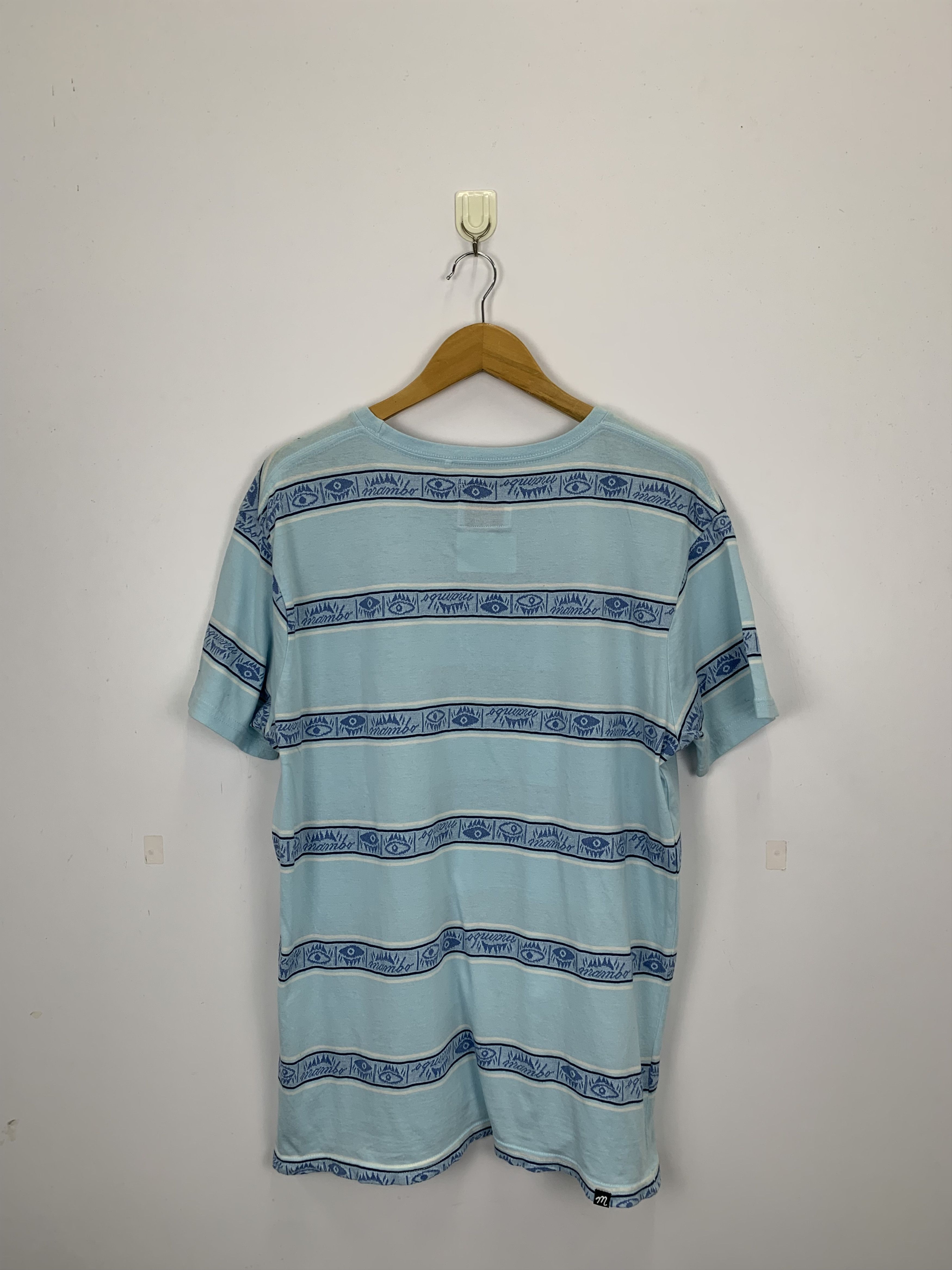 Mambo × Vintage Vintage Y2k Mambo Striped T Shirt TA0197 Size US XL / EU 56 / 4 - 3 Thumbnail