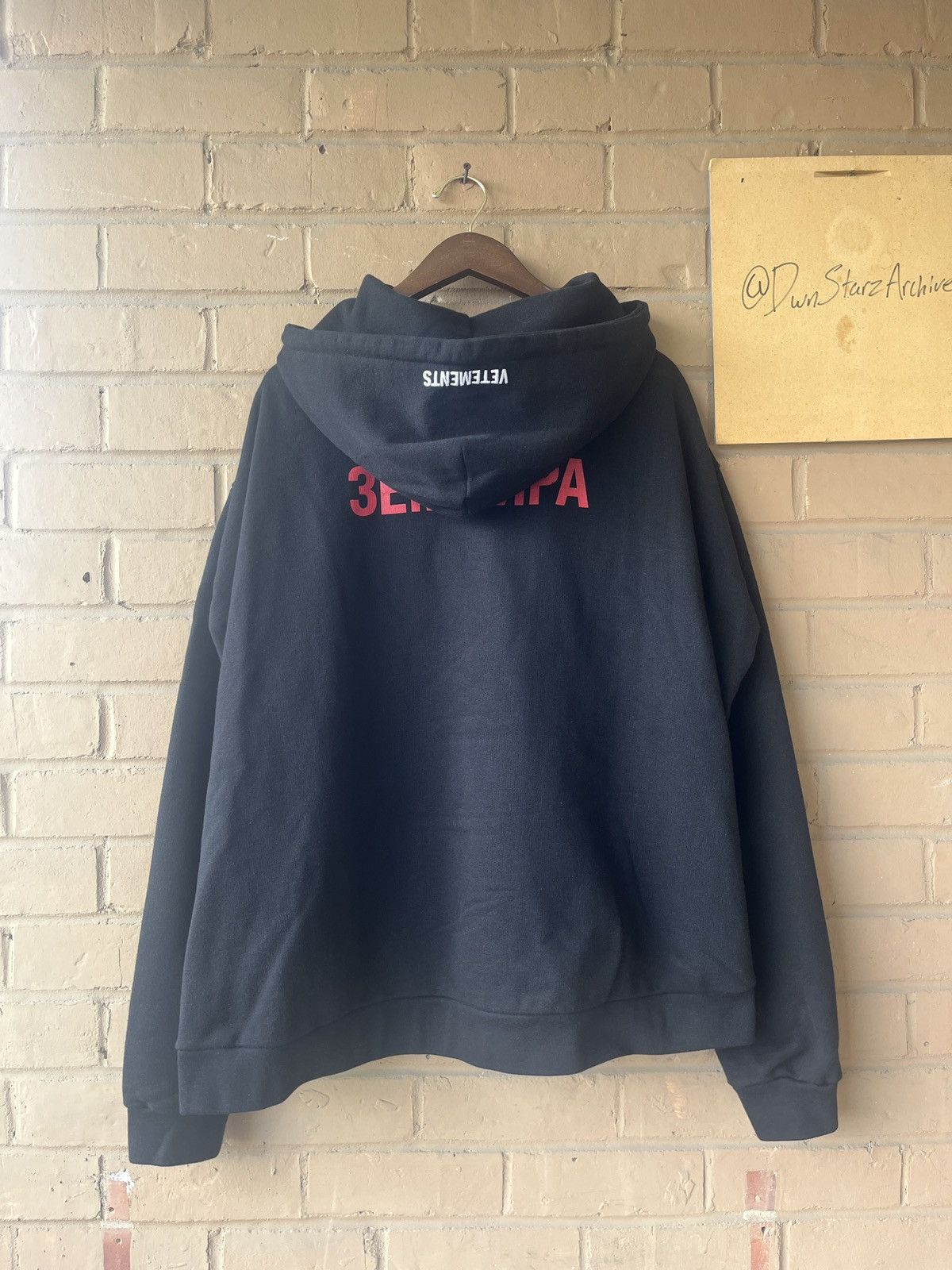 Vetements Zemfira Hoodie size S SV Moscow Exclusive 1/50 | Grailed