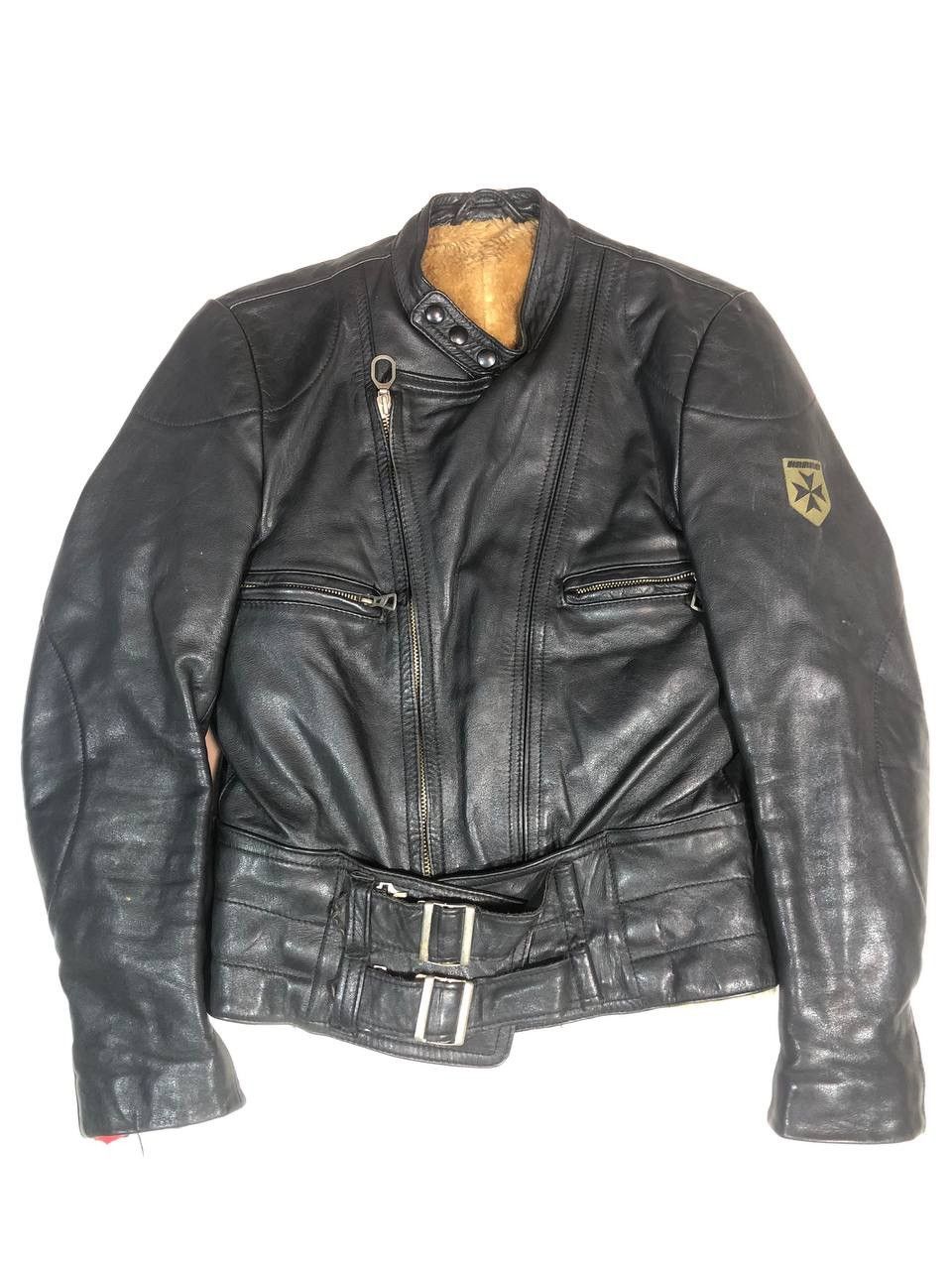 Vintage Harro Vintage Rare Moto Biker Leather Jacket Size US S / EU 44-46 / 1 - 1 Thumbnail