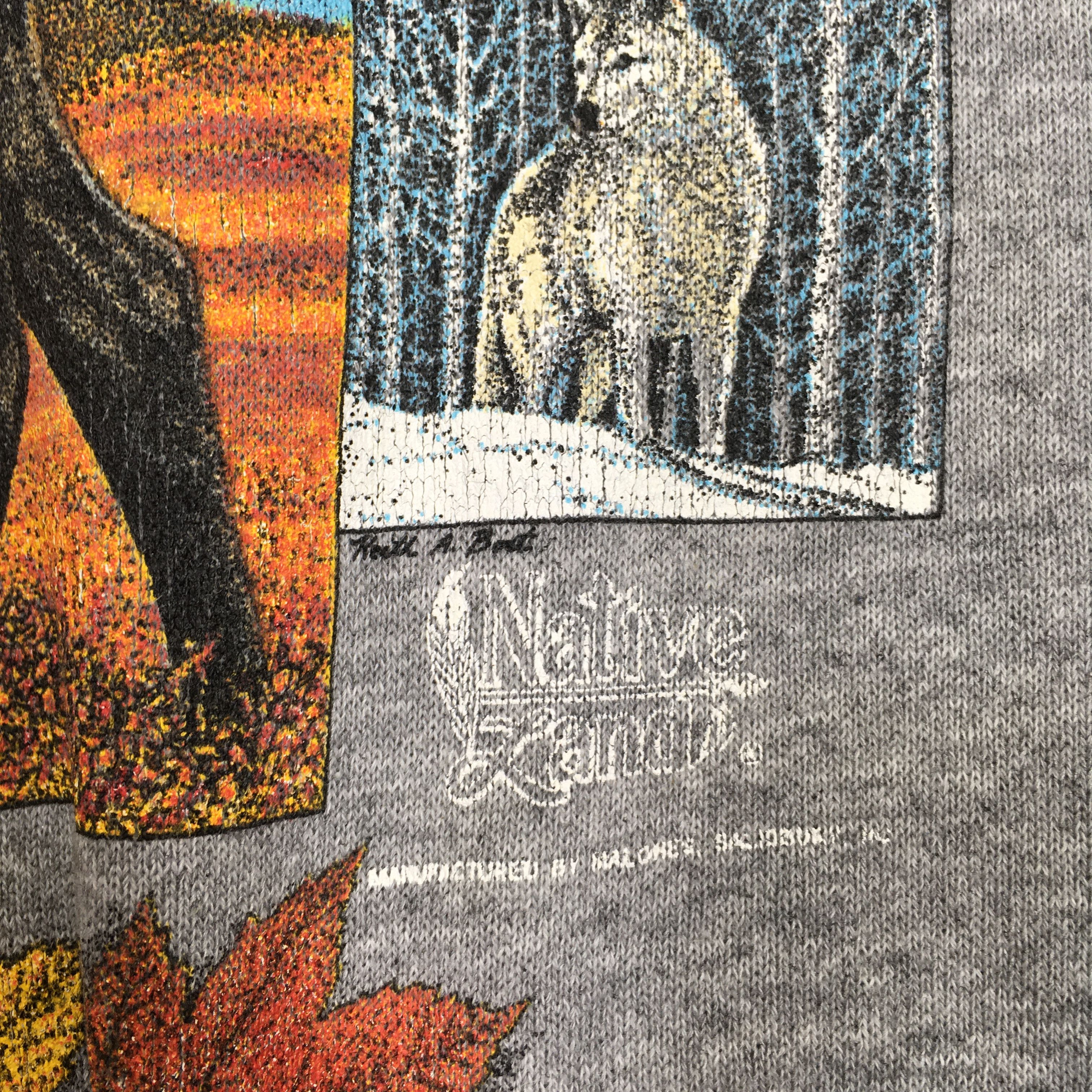 Habitat Vintage 90s White-Tailed Deer Wildlife Sweatshirt Large Size US L / EU 52-54 / 3 - 5 Thumbnail