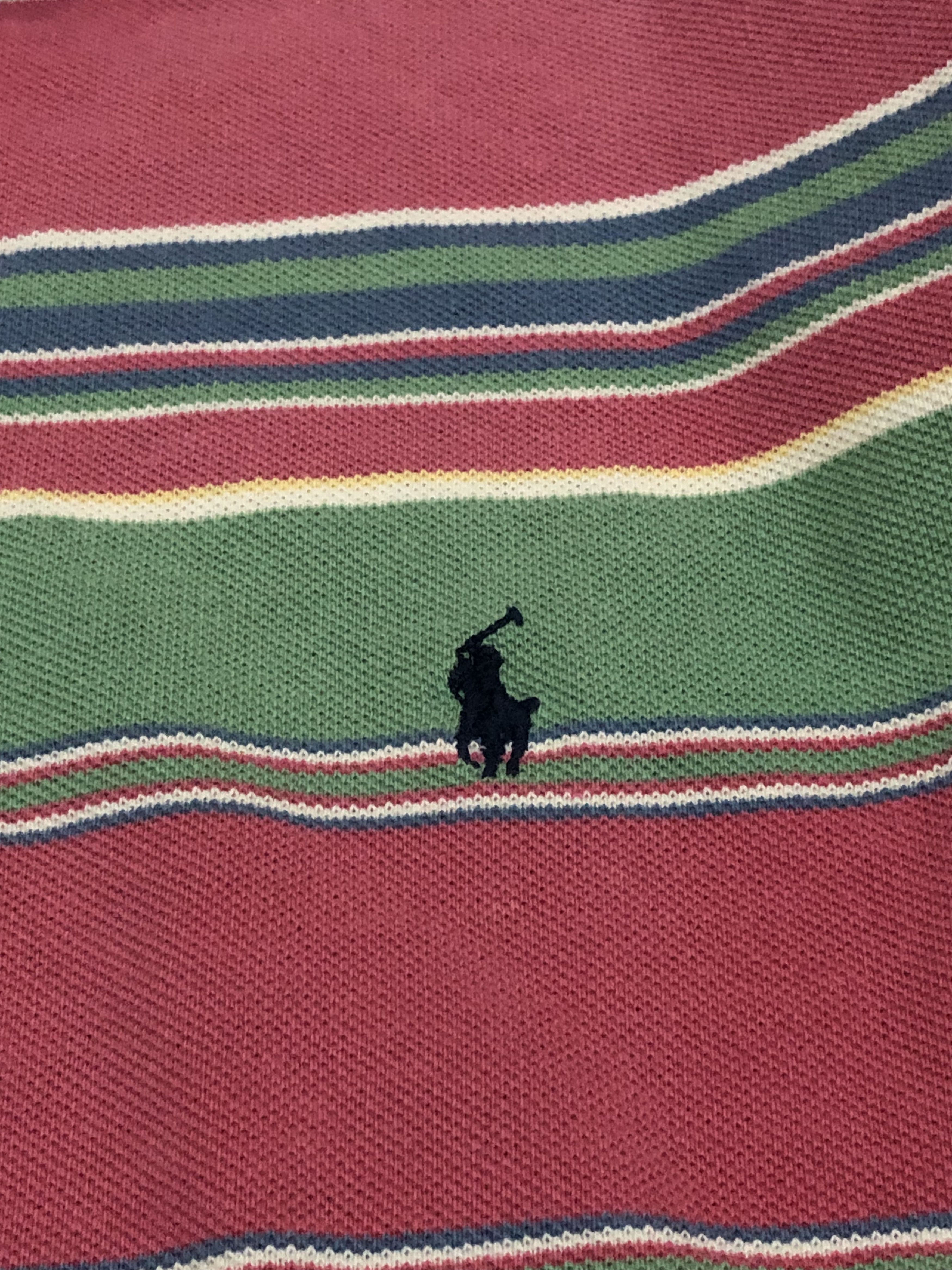 Designer × Polo Ralph Lauren × Vintage Vintage Polo Ralph Lauren Colouful Stripes Size US XL / EU 56 / 4 - 3 Thumbnail