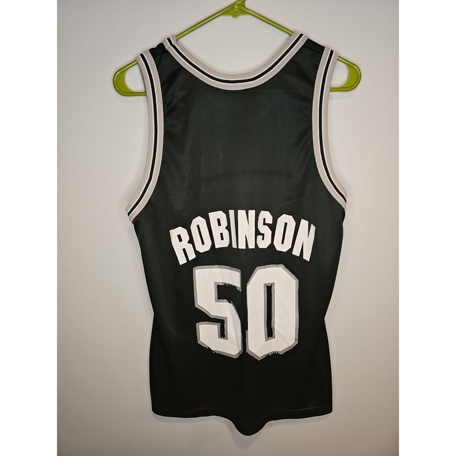 Champion San Antonio Spurs David Robinson #50 Champion Jersey Sz 40 Size US M / EU 48-50 / 2 - 6 Thumbnail