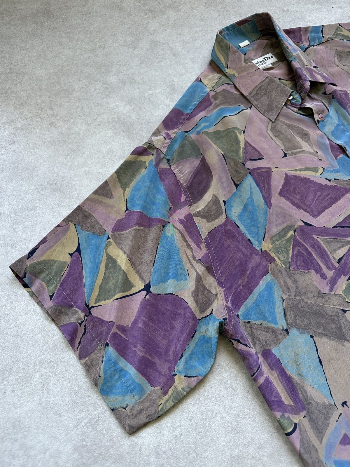 Christian Dior Monsieur Vintage Christian Dior abstract art bootleg shirt Size US XL / EU 56 / 4 - 6 Thumbnail
