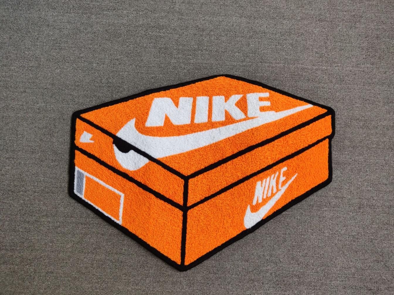 Other Sneaker Box Shape Wool Thread Carpet Orange Size ONE SIZE - 1 Thumbnail