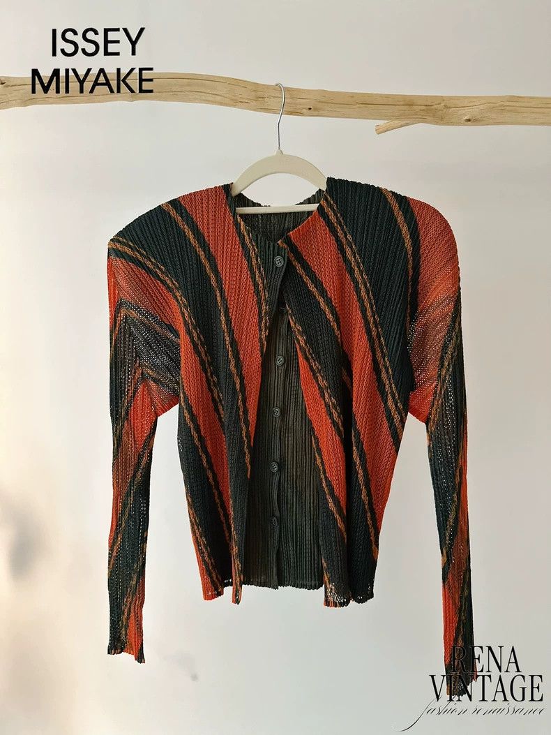 Issey Miyake Issey Miyake size:3 Black and orange double-layer contrast Size M / US 6-8 / IT 42-44 - 1 Thumbnail
