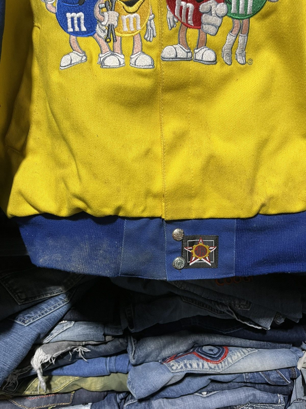 Jeff Hamilton × NASCAR × Vintage Crazy Vintage 90s M&M Jeff Hamilton NASCAR Racing Jacket Size US XL / EU 56 / 4 - 4 Thumbnail