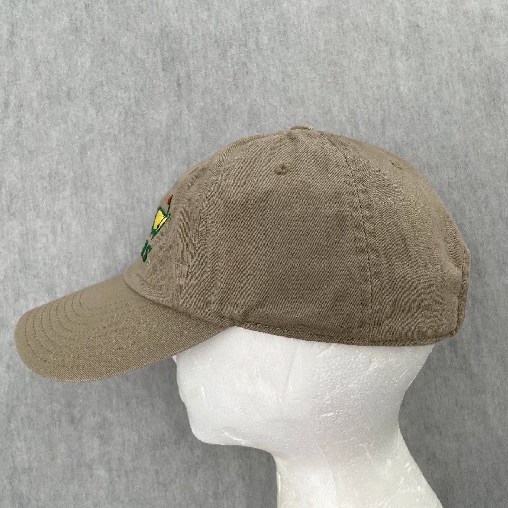 American Needle VINTAGE Masters Hat Cap Golf 2007 Augusta National Adjustable American Needle Mens Khaki Sports Baseball Cap Size ONE SIZE - 2 Thumbnail