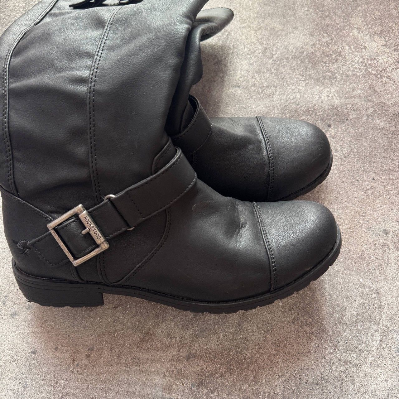 Hysteric Glamour Avant Garde Vintage Buckle Details Leather Boots Size US 8 / IT 38 - 10 Thumbnail