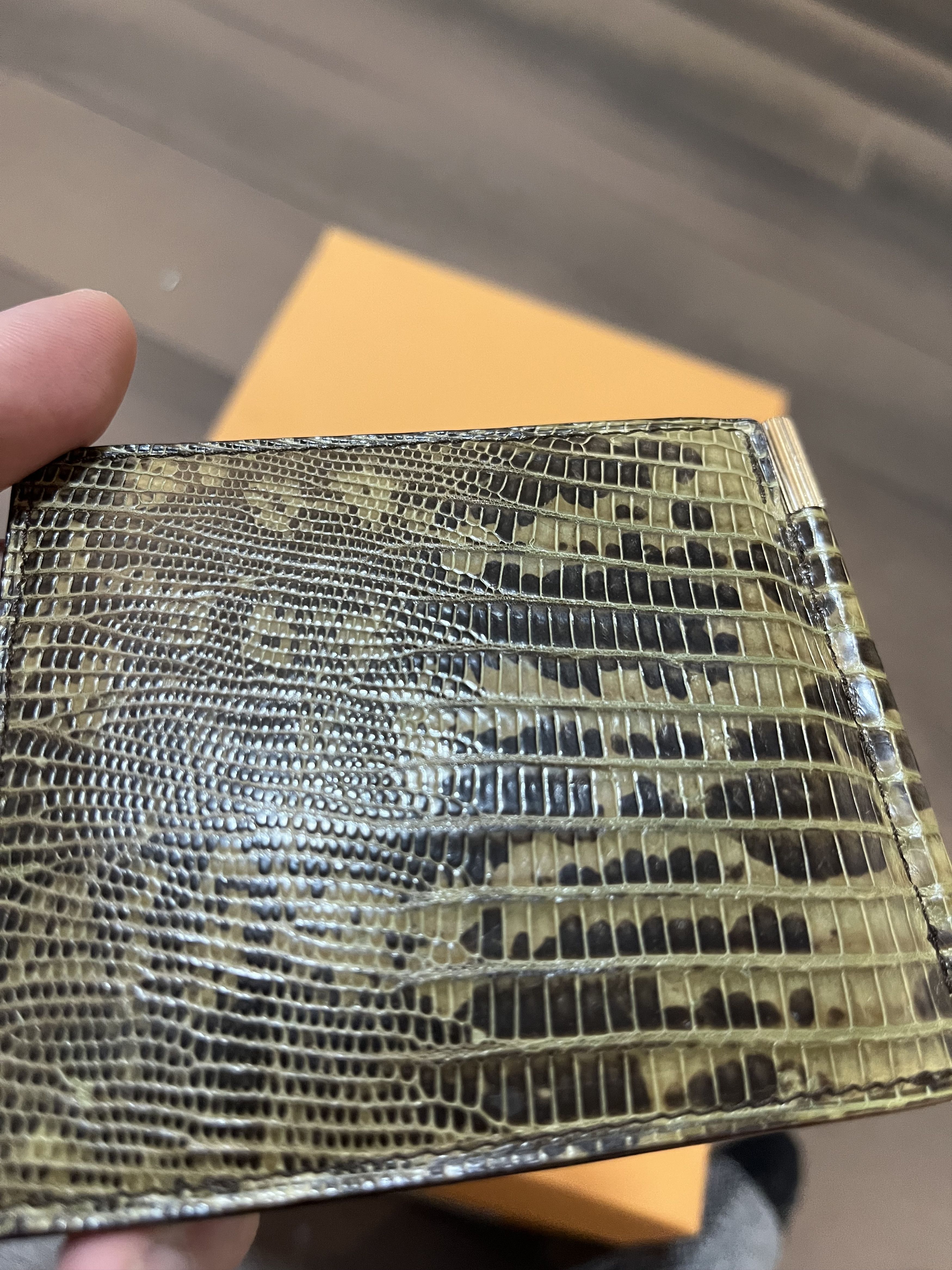 Tom Ford Tom Ford Lizard Money Clip Bi-fold Wallet Size ONE SIZE - 7 Thumbnail