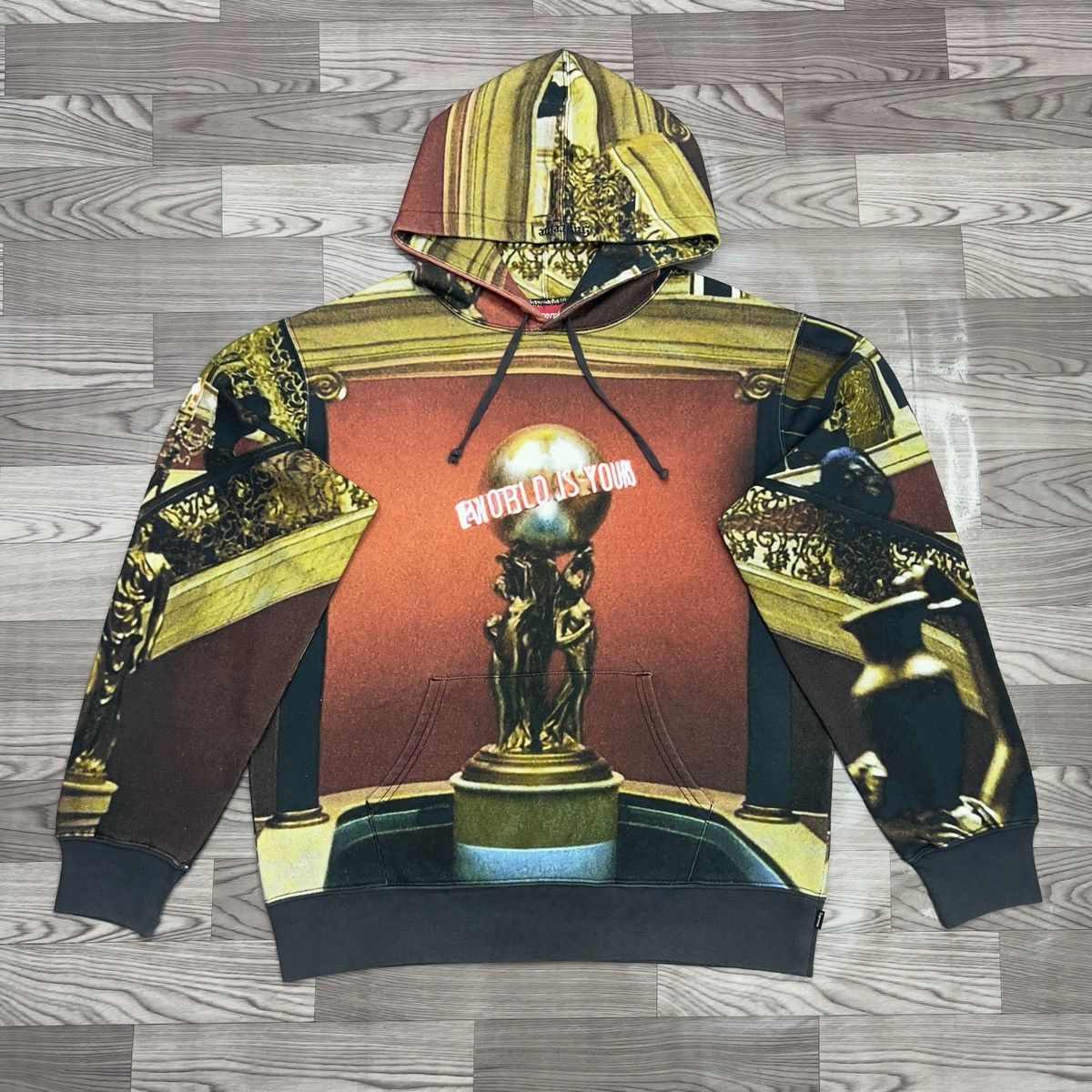 Supreme Supreme Scarface The World Is Yours Hoodie Size US XL / EU 56 / 4 - 2 Thumbnail