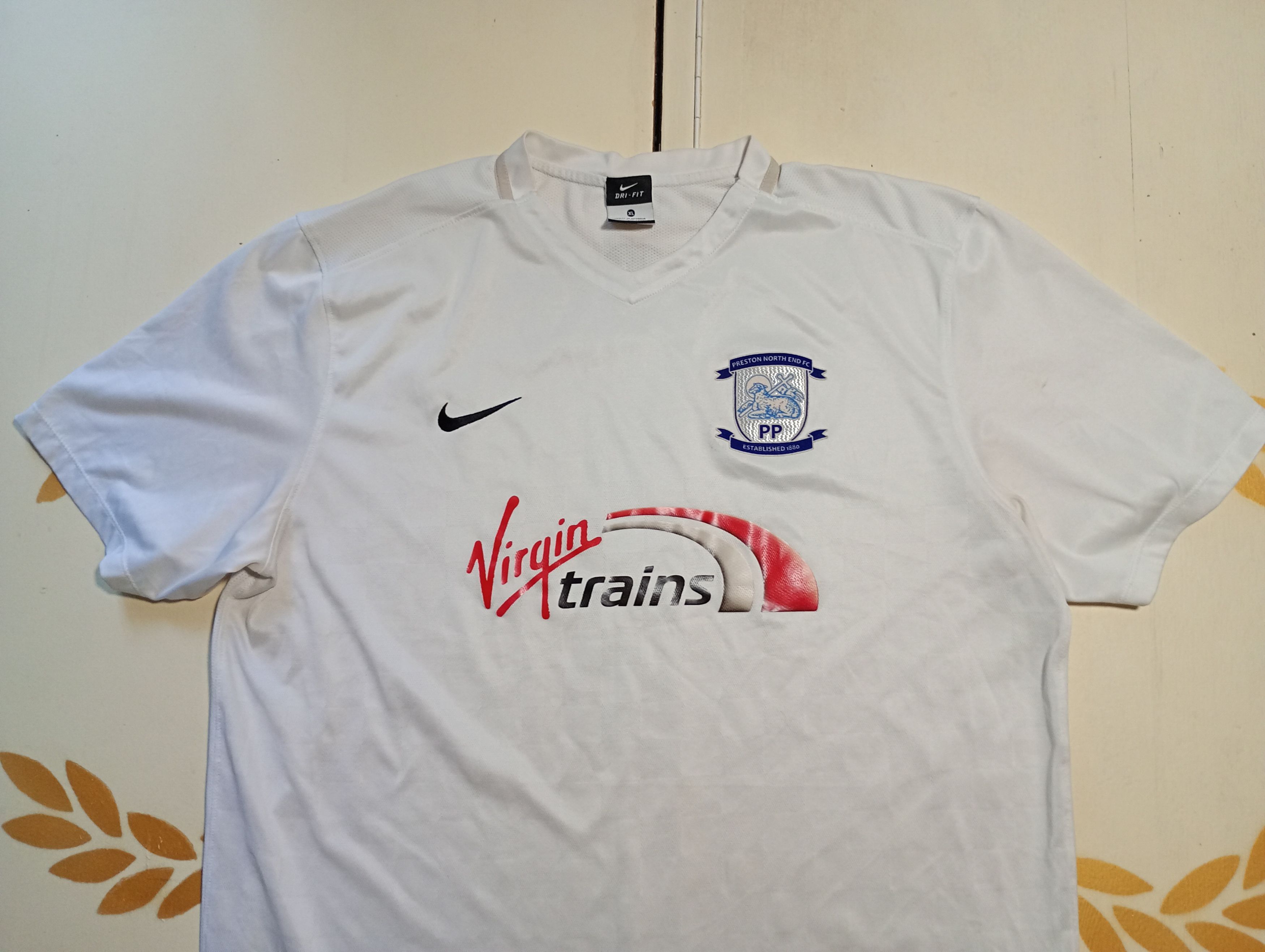 Nike Nike Preston North End FC Home Jersey 2015-2016 Size US XL / EU 56 / 4 - 5 Thumbnail