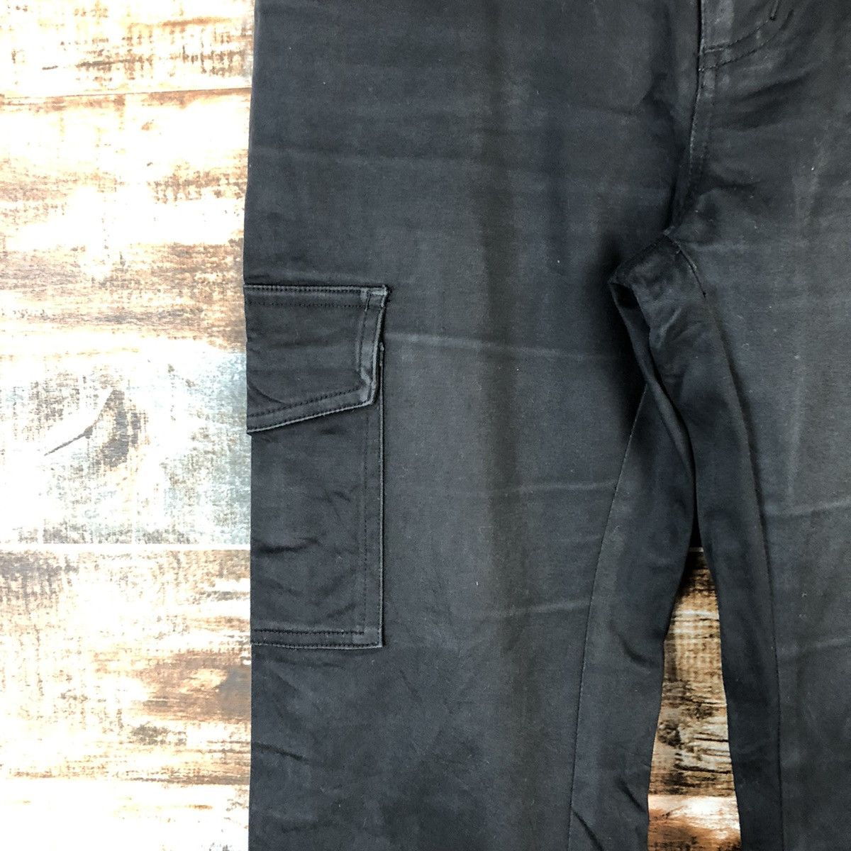 Japanese Brand Jocky Gal Black bootcut Cargo Multipocket Pants #A2559 Size 26" / US 2 / IT 38 - 9 Thumbnail