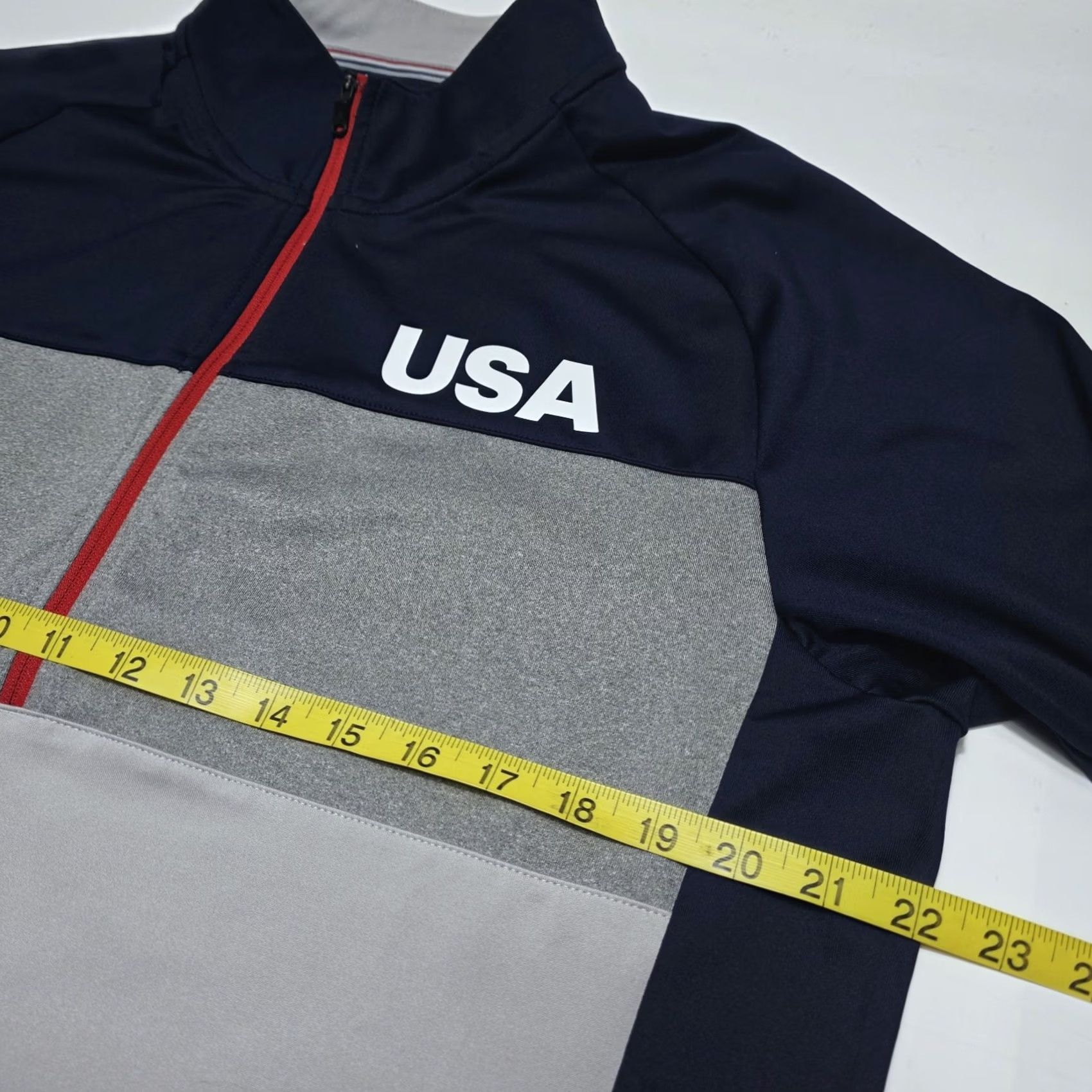 Adidas Team USA Adidas 2020 Summer Olympics Golf Half Zip Pullover Jacket Medium Navy Size US M / EU 48-50 / 2 - 4 Thumbnail
