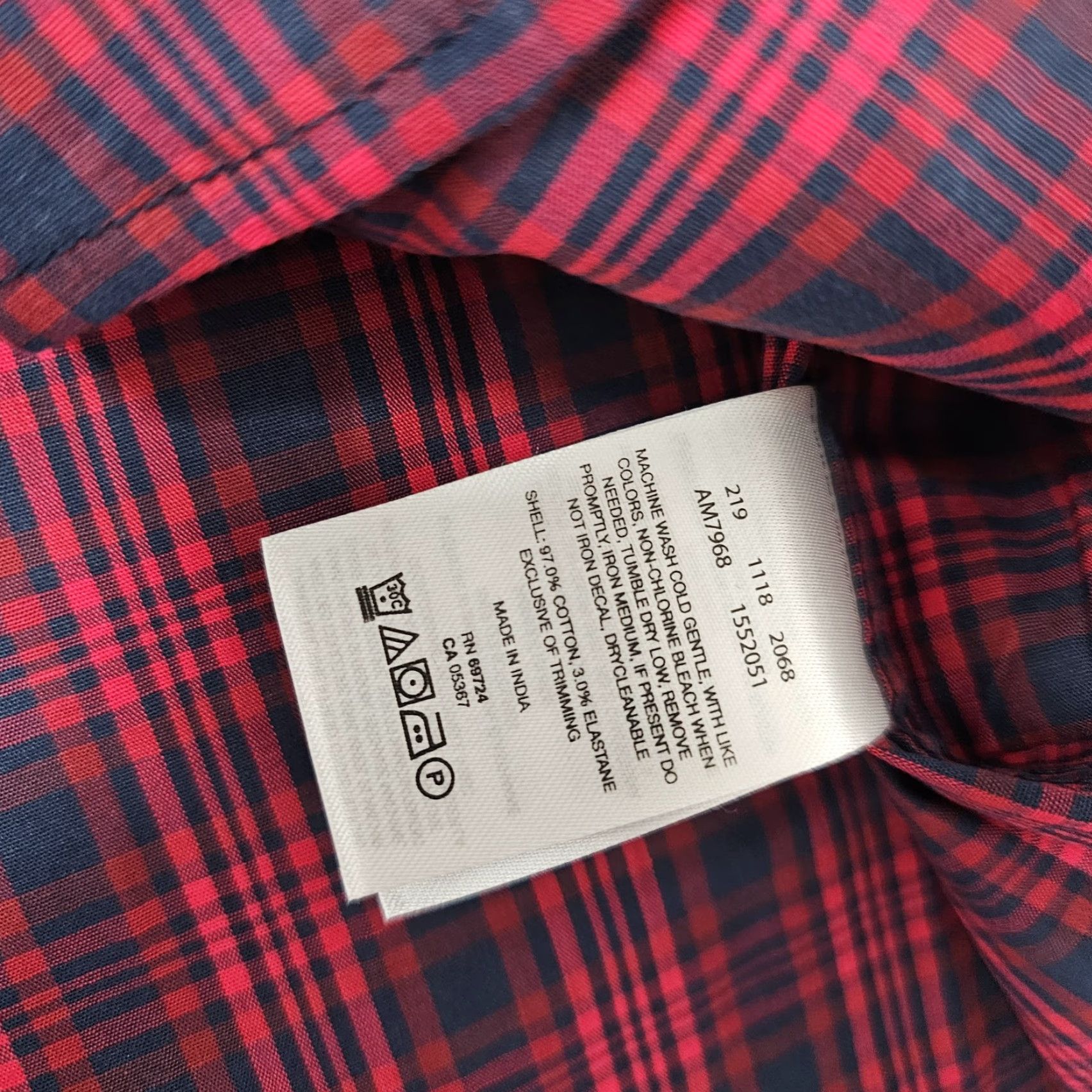 Vintage Columbia Rapid River Shirt Mens Large Red Navy Plaid Long Sleeve Button Front Size US L / EU 52-54 / 3 - 6 Thumbnail