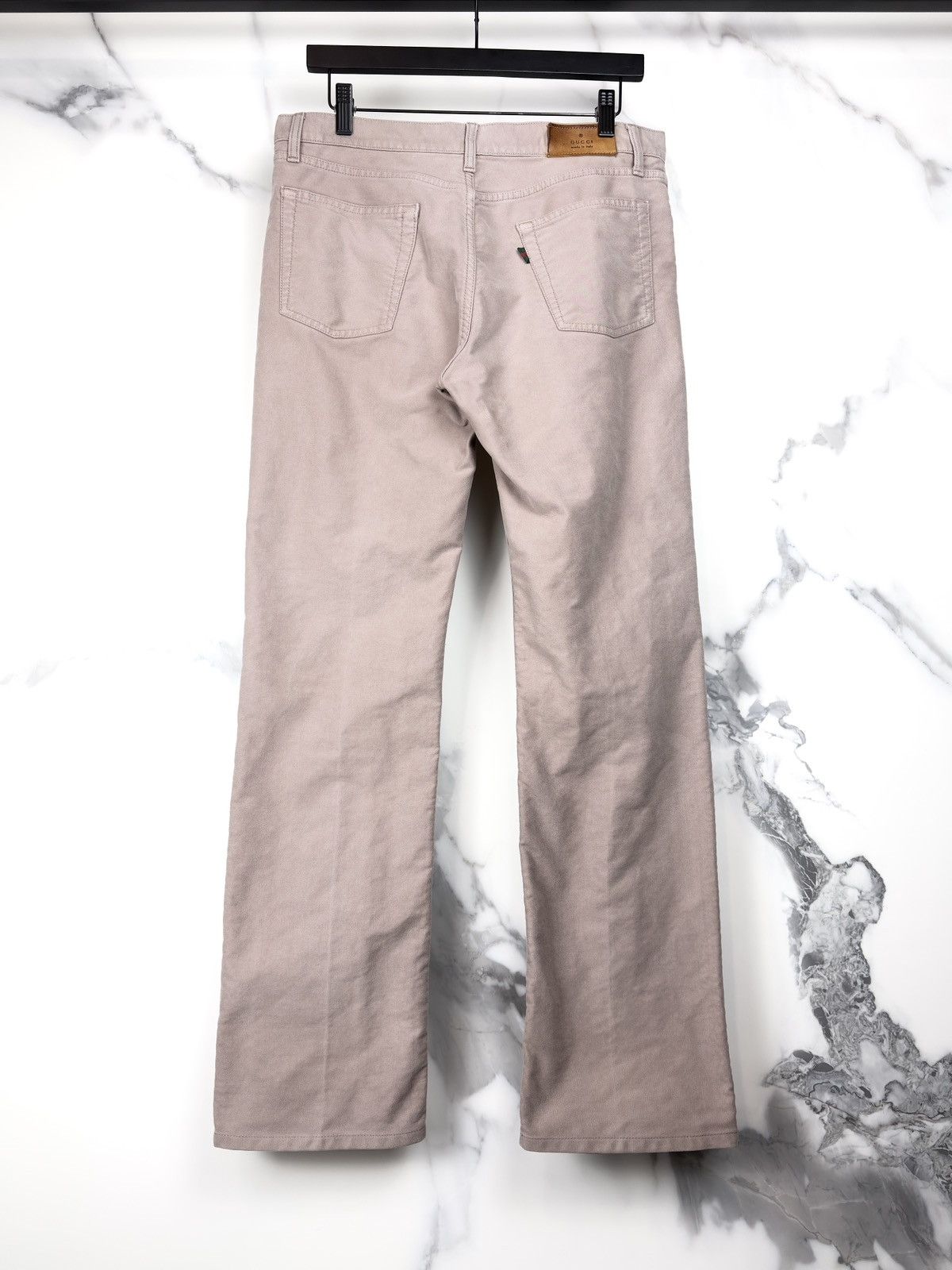 Gucci Gucci Tom Ford Vintage Bootcut Moleskin Cotton Jeans Taupe Size US 30 / EU 46 - 2 Thumbnail