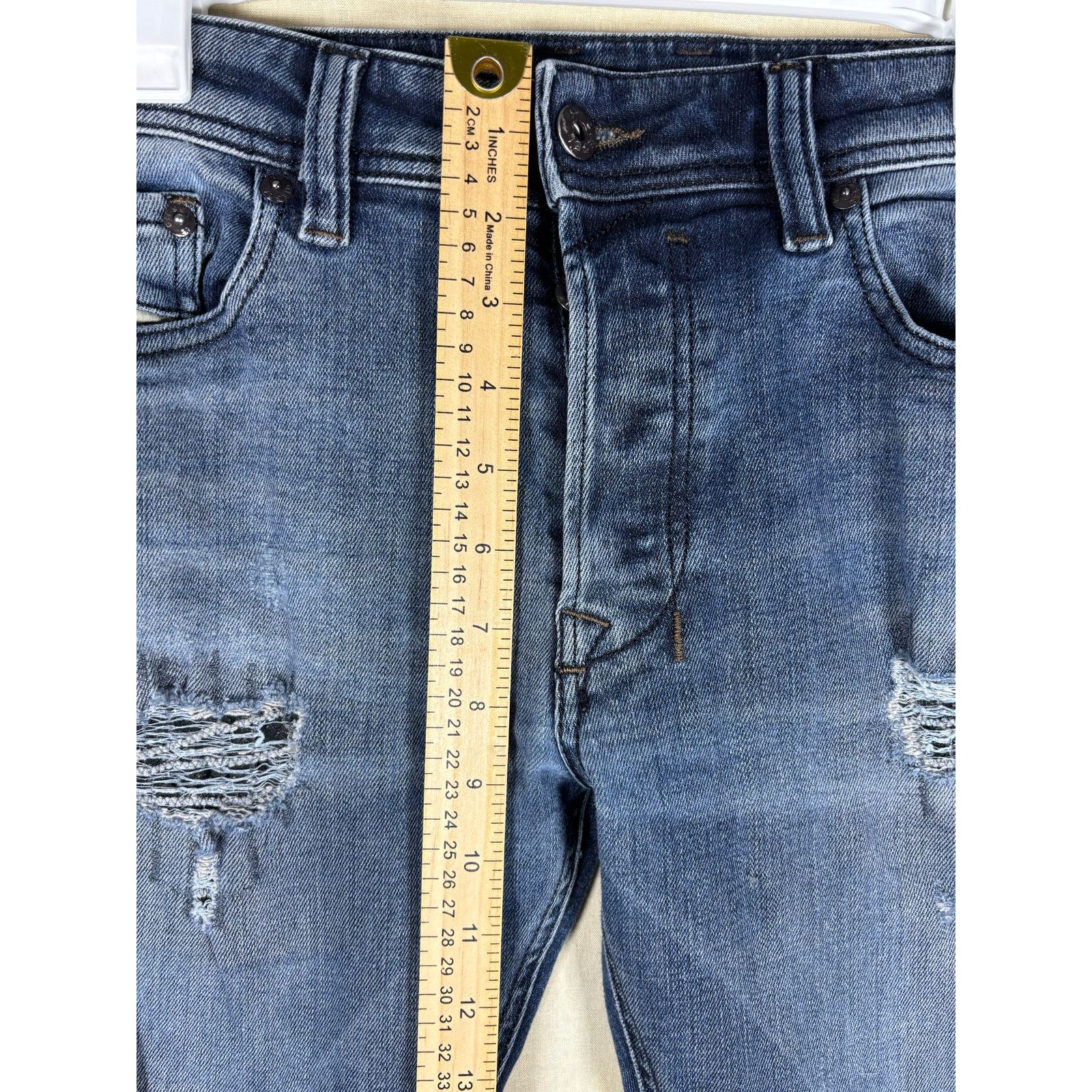 Diesel Diesel Safado-R Straight Distressed Jeans Men’s 31x32 Size US 31 - 3 Thumbnail