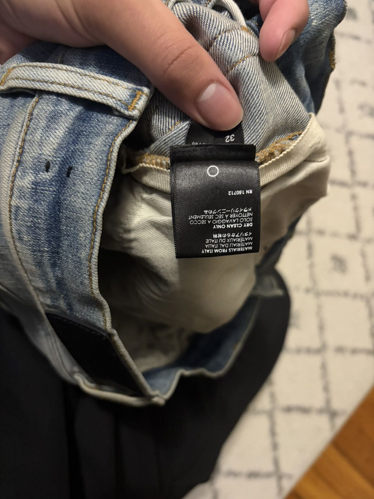 Amiri Amiri Black Patch Jeans Size US 32 / EU 48 - 8 Thumbnail