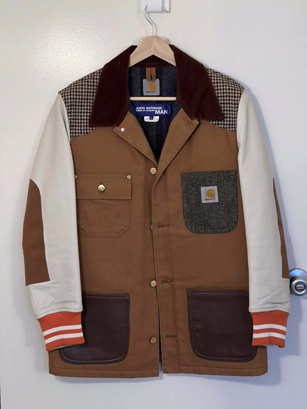 Carhartt × Comme des Garcons × Junya Watanabe Carhartt comme des garçon junya watanabe jacket Size US S / EU 44-46 / 1 - 3 Thumbnail