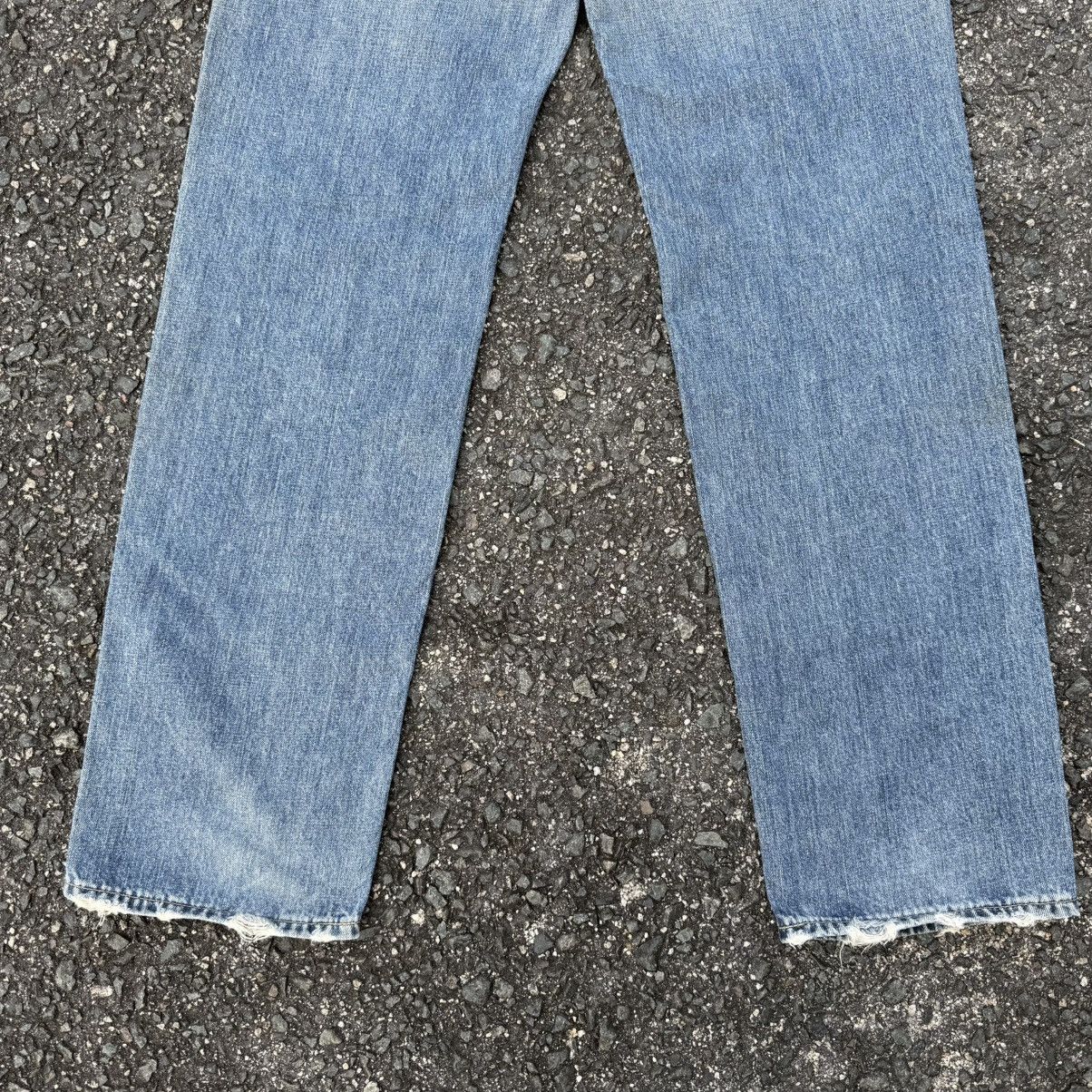 Levi's Vintage Clothing W34 VINTAGE LEVI'S 502 RUSTY FADED RIPPEP DENIM JEAN PANTS Size US 34 / EU 50 - 10 Thumbnail