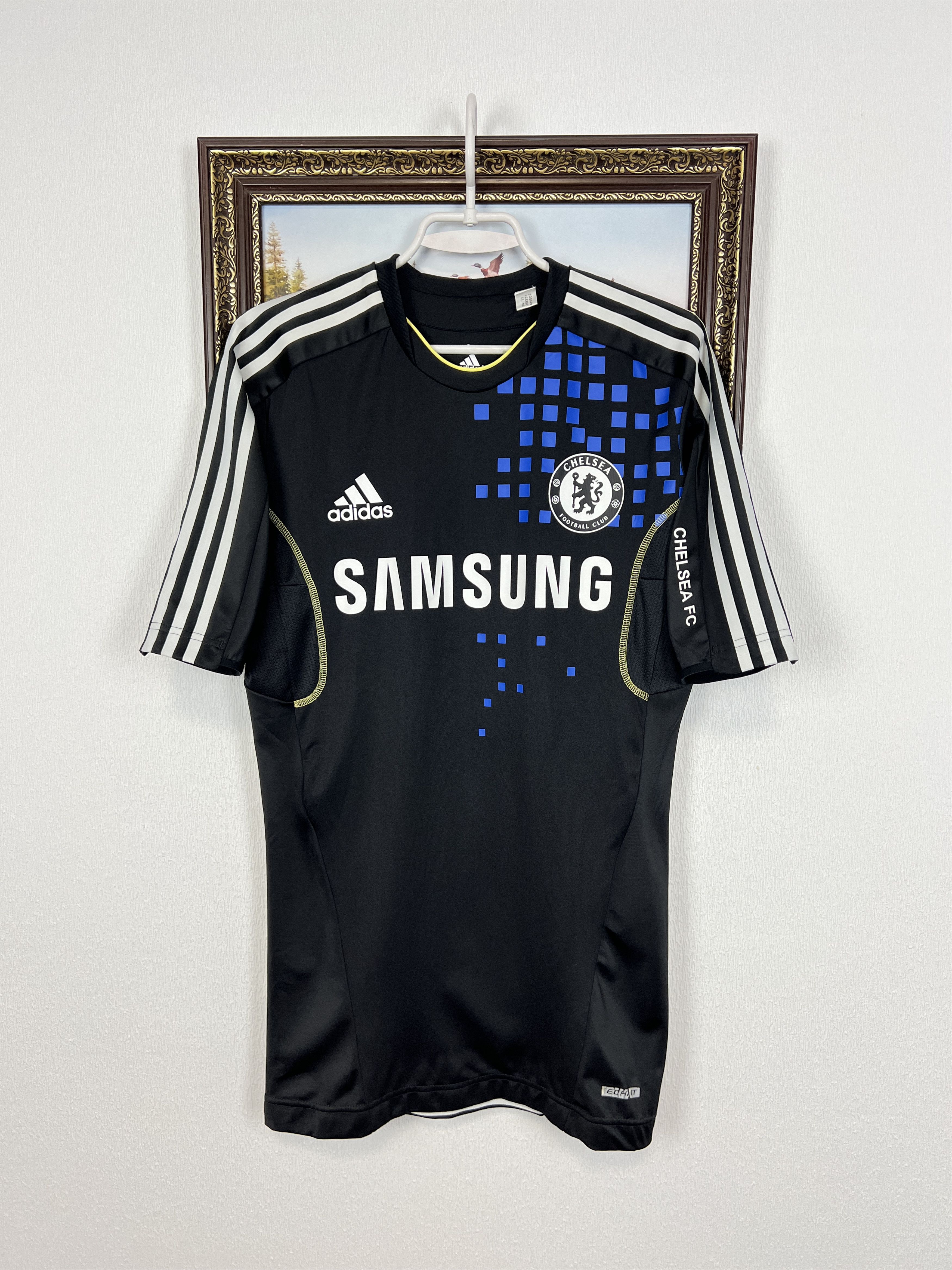 Adidas Chelsea Football Shirt Train Soccer Jersey TechFit Tee Size US L / EU 52-54 / 3 - 1 Thumbnail