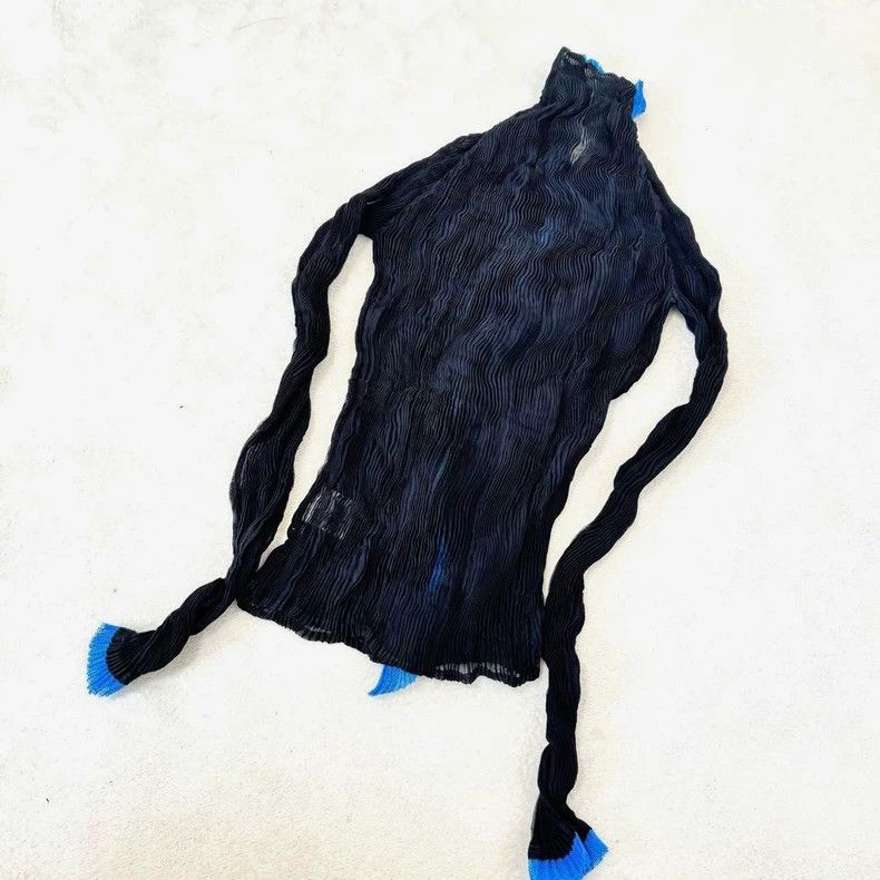 Issey Miyake Issey Miyake size:2 Black wicker cardigan Size XS / US 0-2 / IT 36-38 - 2 Thumbnail