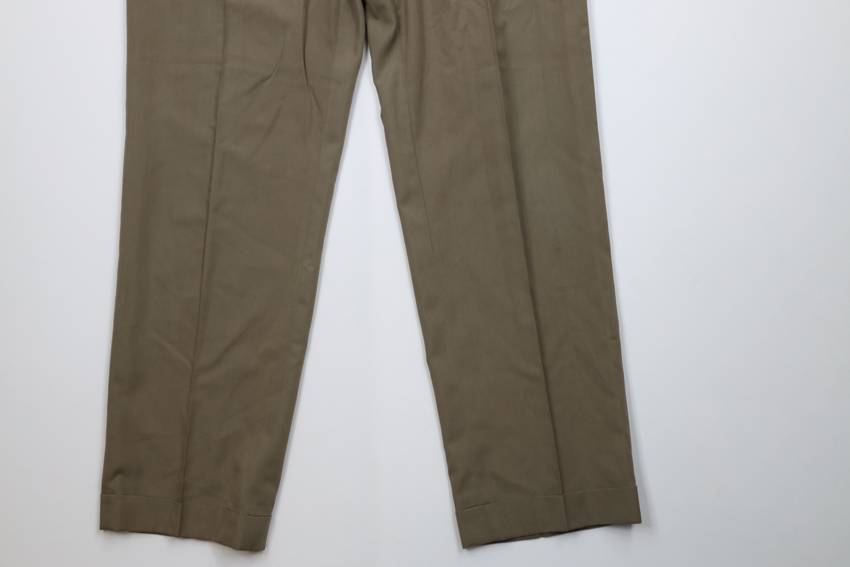 Vintage Vintage 50s 60s Streetwear Gabardine Wide Leg Pants USA Size US 36 / EU 52 - 4 Thumbnail