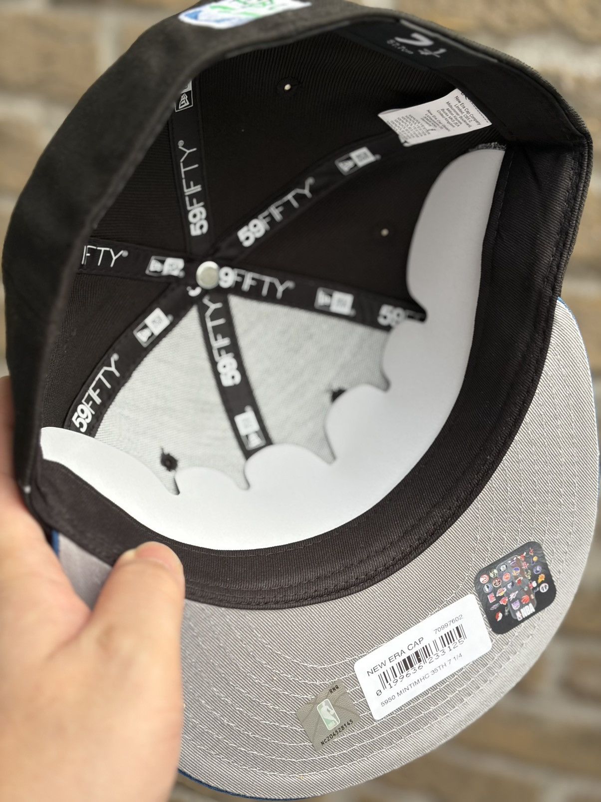 Topperz Two tone Minnesota Timberwolves size 7 1/4 Size ONE SIZE - 4 Thumbnail
