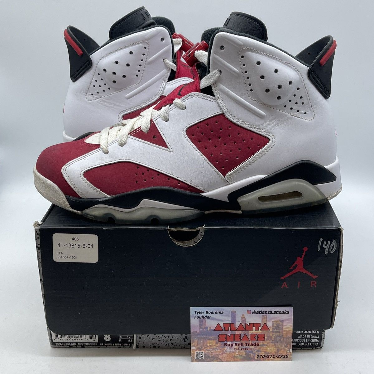 Jordan Brand Air Jordan 6 carmine Size US 8 / EU 41 - 1 Thumbnail